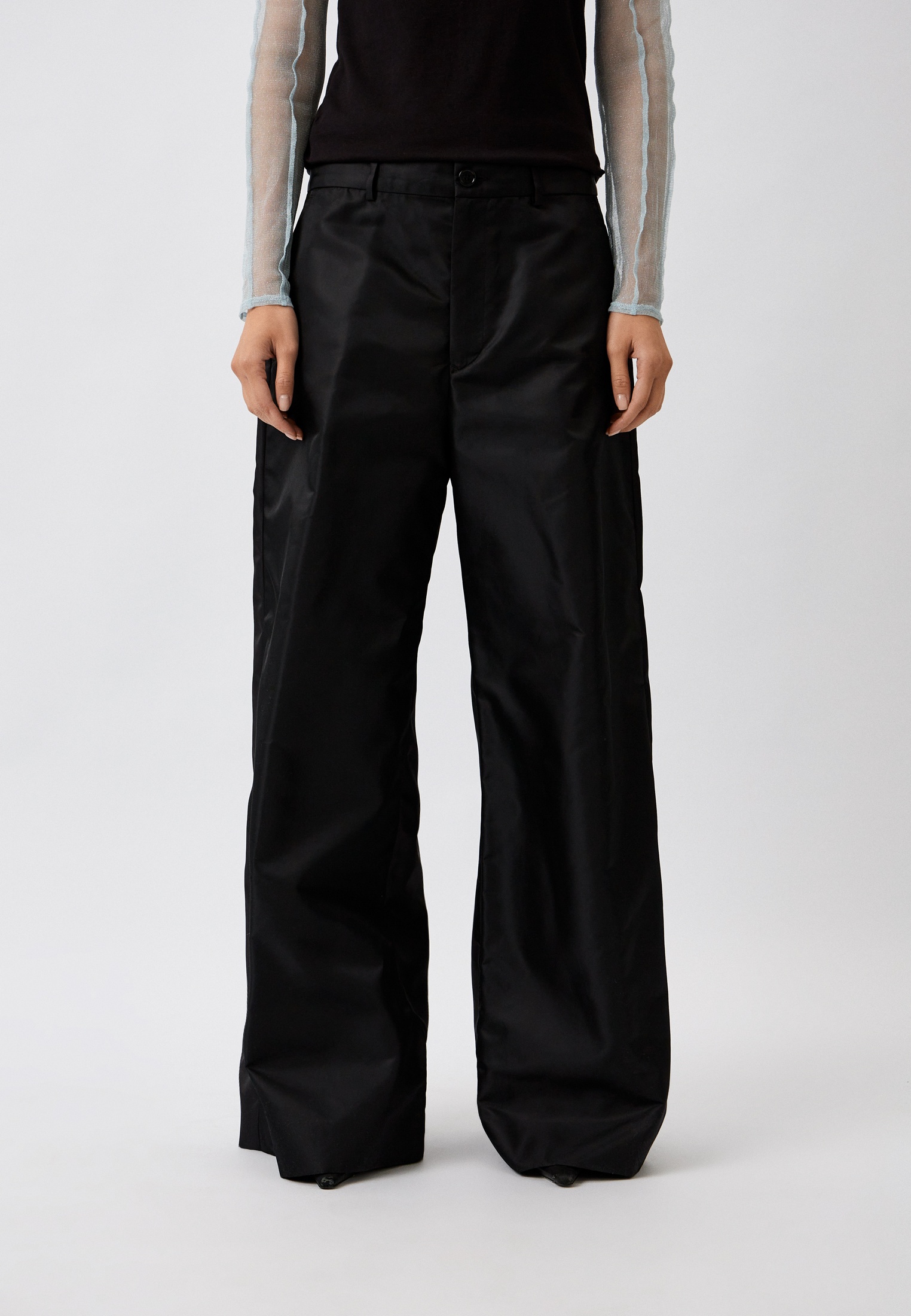 Брюки MM6 Maison Margiela, цвет: черный, RTLACX439201 — купить в ...
