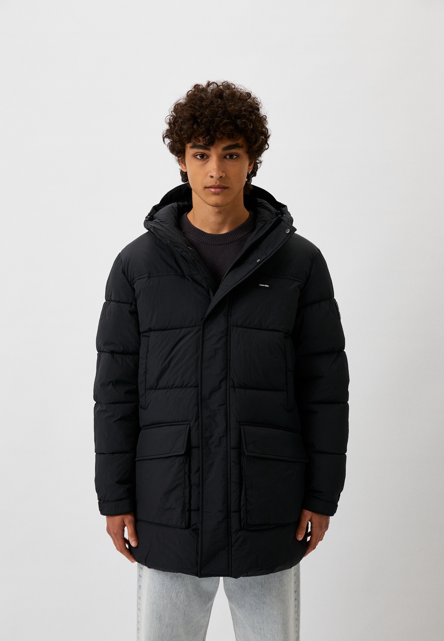 Куртка утепленная Calvin Klein, цвет: черный, RTLACX791701 — купить в ...