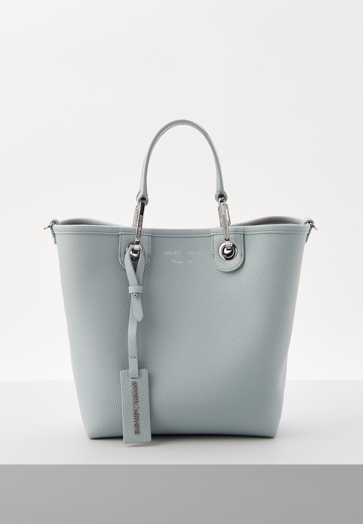 Сумки 2 шт. и брелок Emporio Armani, цвет: голубой, RTLACX827801 ...