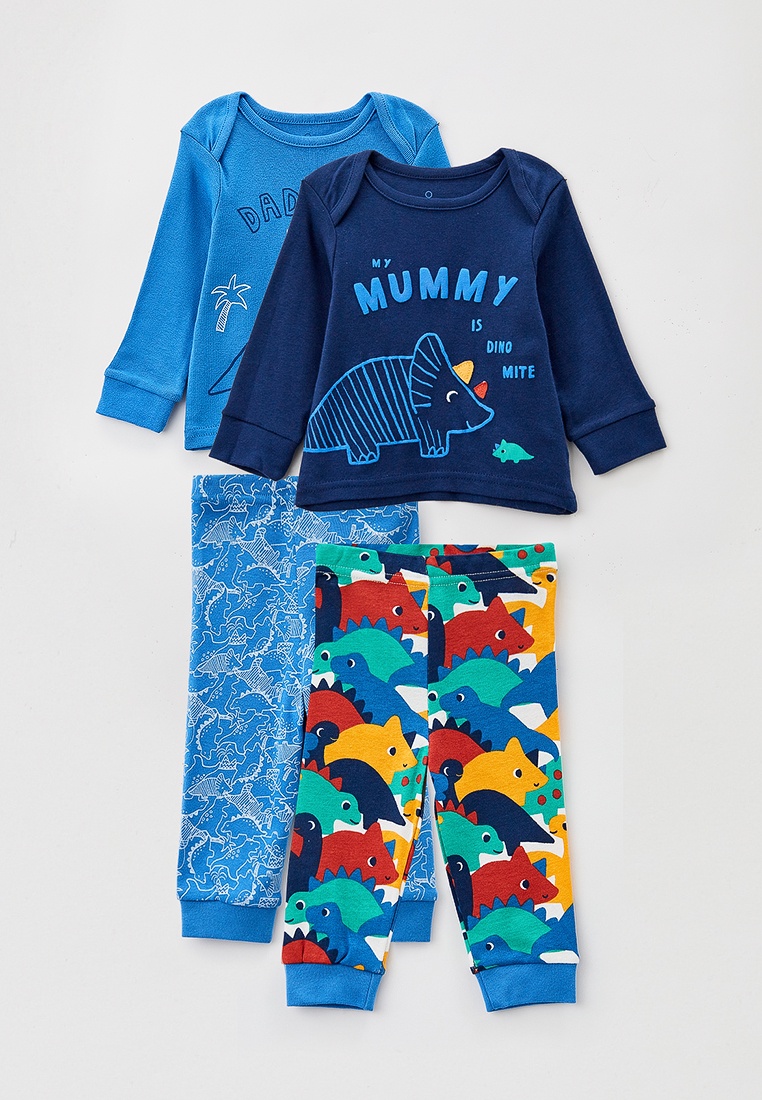 Пижамы 2 шт. Mothercare, цвет: голубой, RTLADN876801 — купить в ...