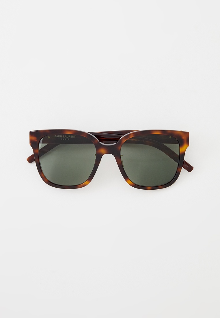 Очки солнцезащитные Saint Laurent SL M105/F 003, цвет: коричневый ...