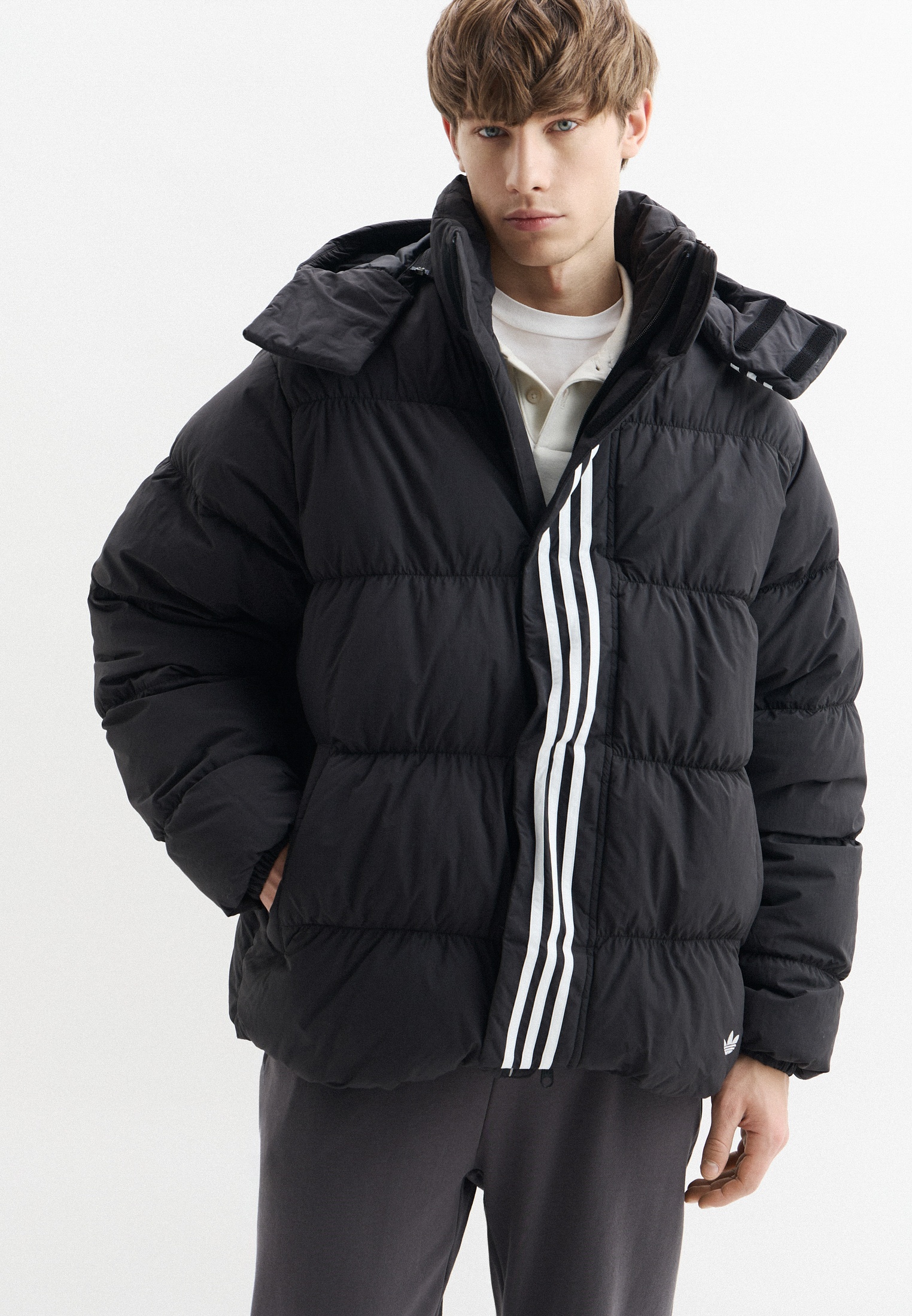 Пуховик adidas Originals DOWN REGEN RIFT, цвет: черный