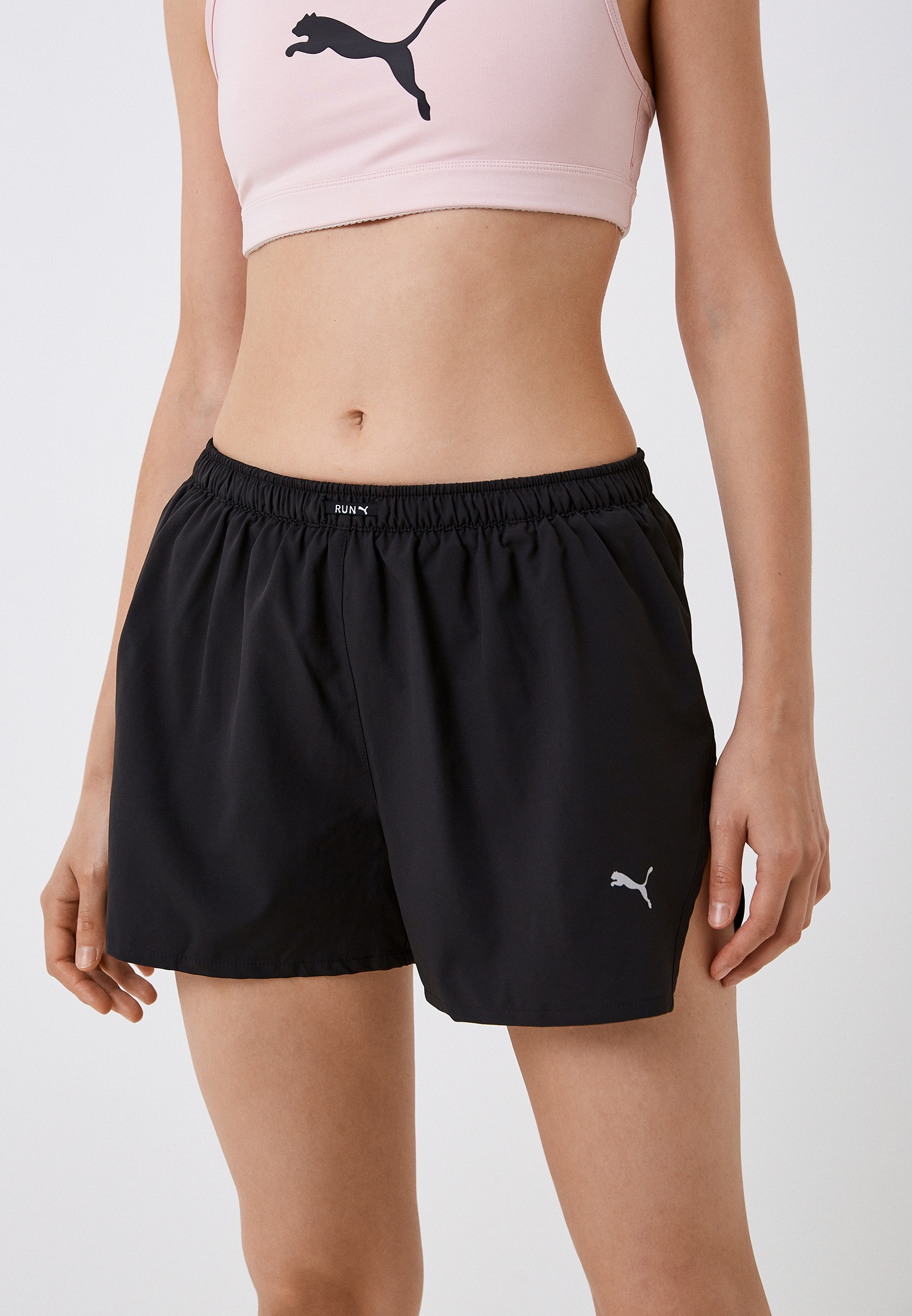 Puma core run split deals shorts