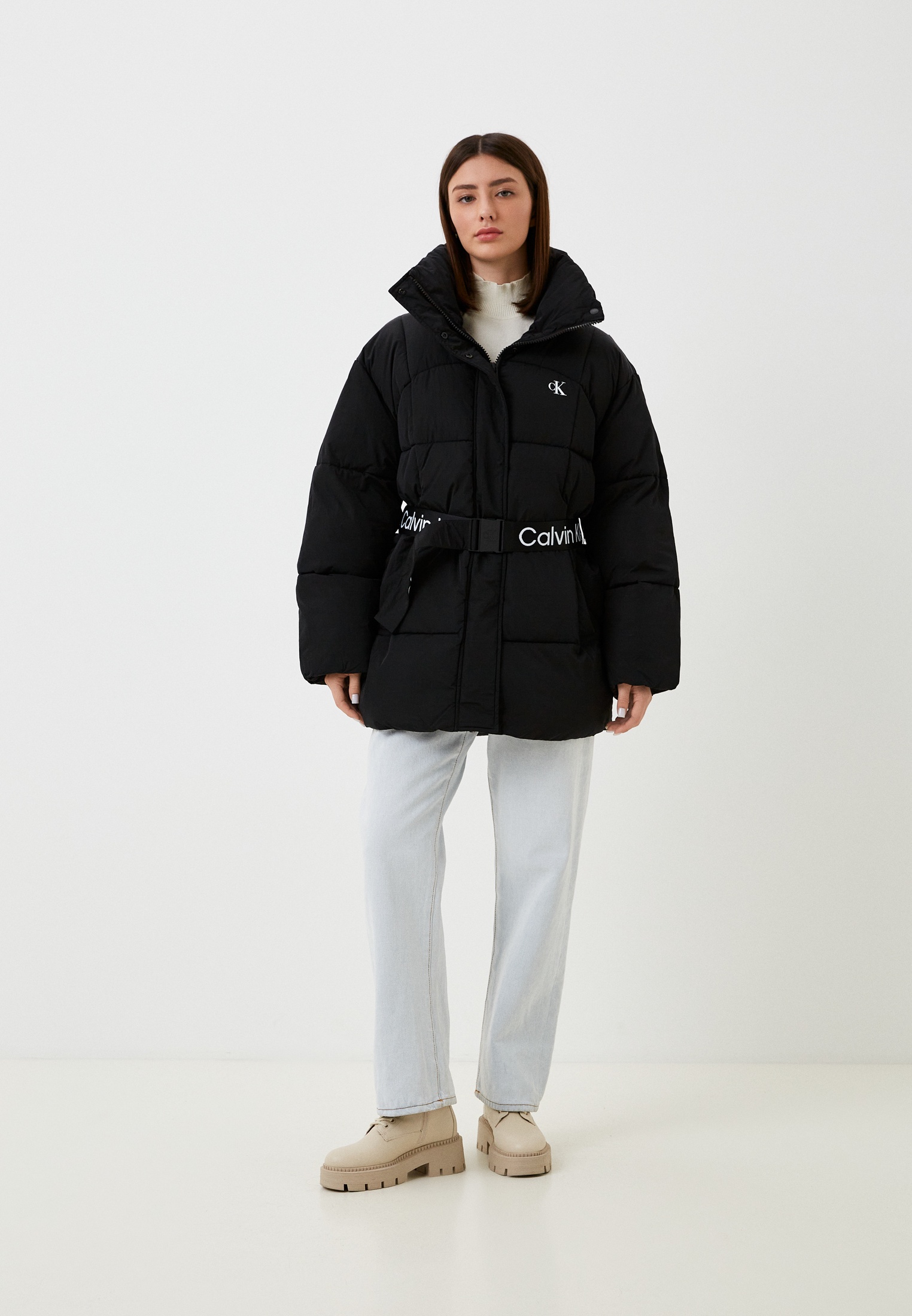 Calvin klein jeans top mens reflective arctic parka