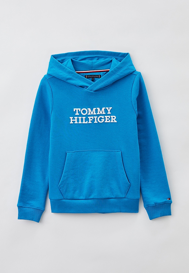 Baby blue tommy hilfiger hoodie sale
