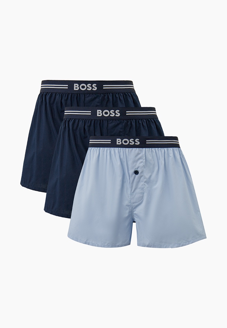 Трусы 3 шт. Boss, цвет: голубой, RTLAEC496001 — купить в интернет ...