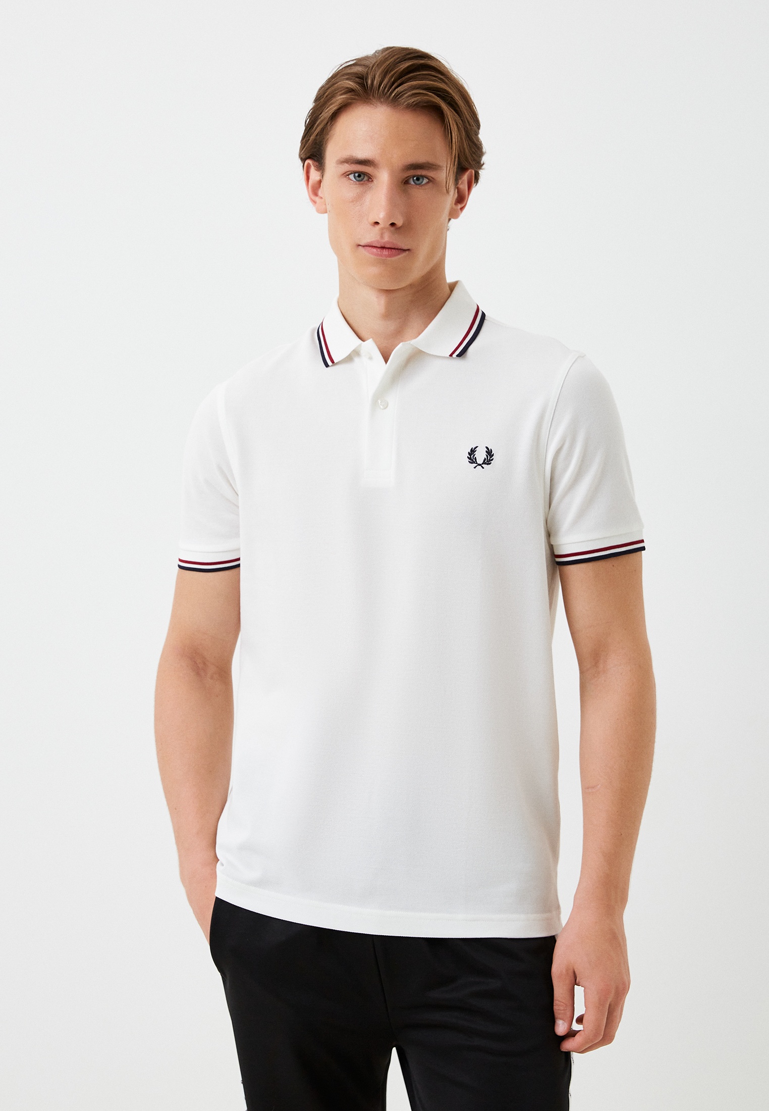 Поло Fred Perry белое.