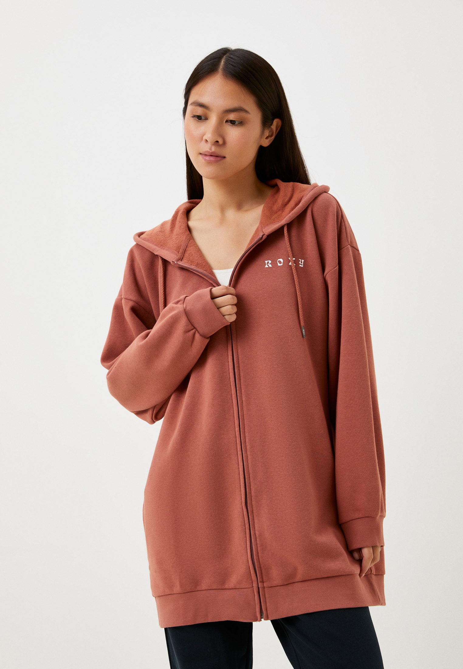 Толстовка Roxy BACKYARD PARTYB OTLR MMS0, цвет: коралловый ...