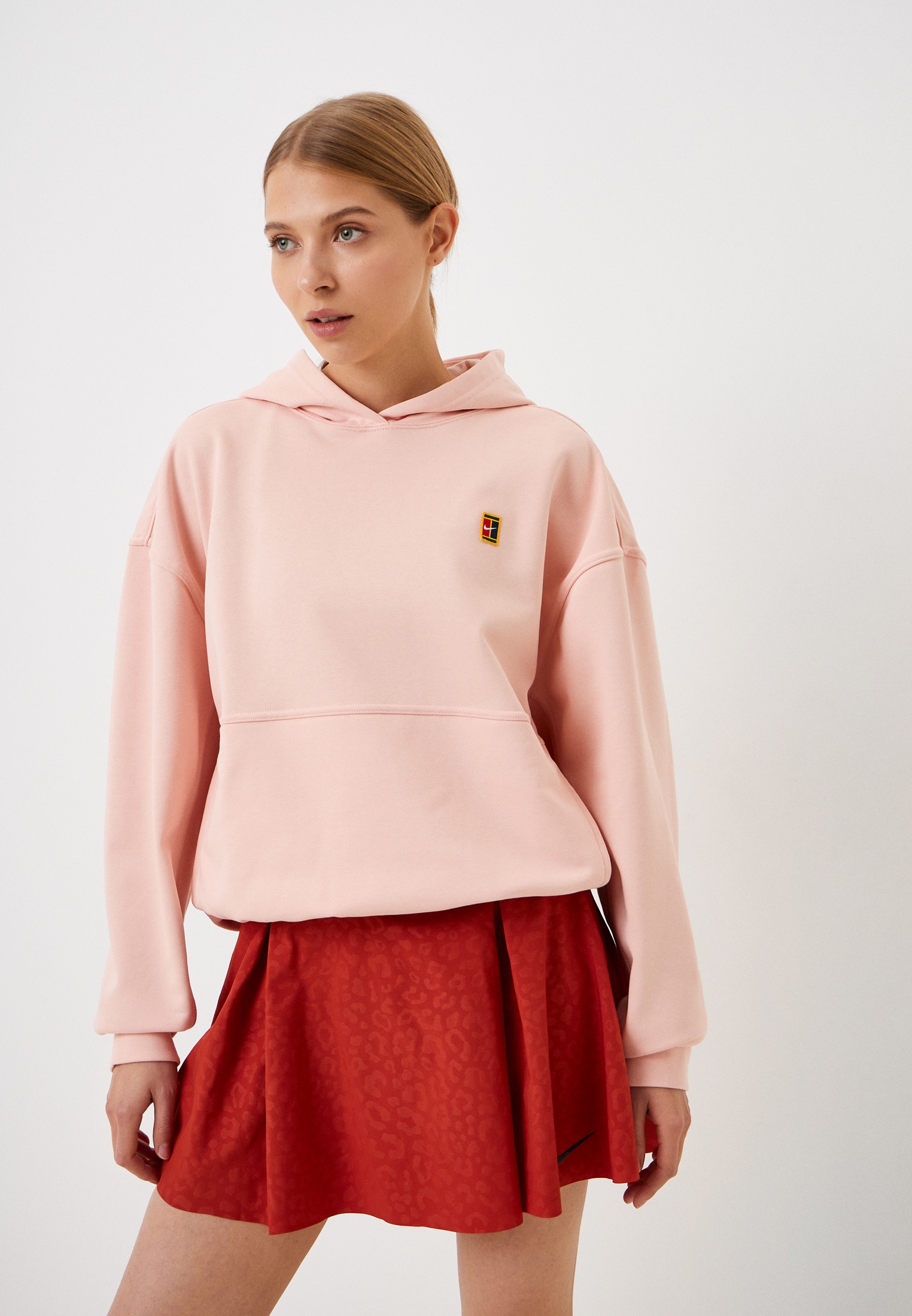 nike pink heritage hoodie