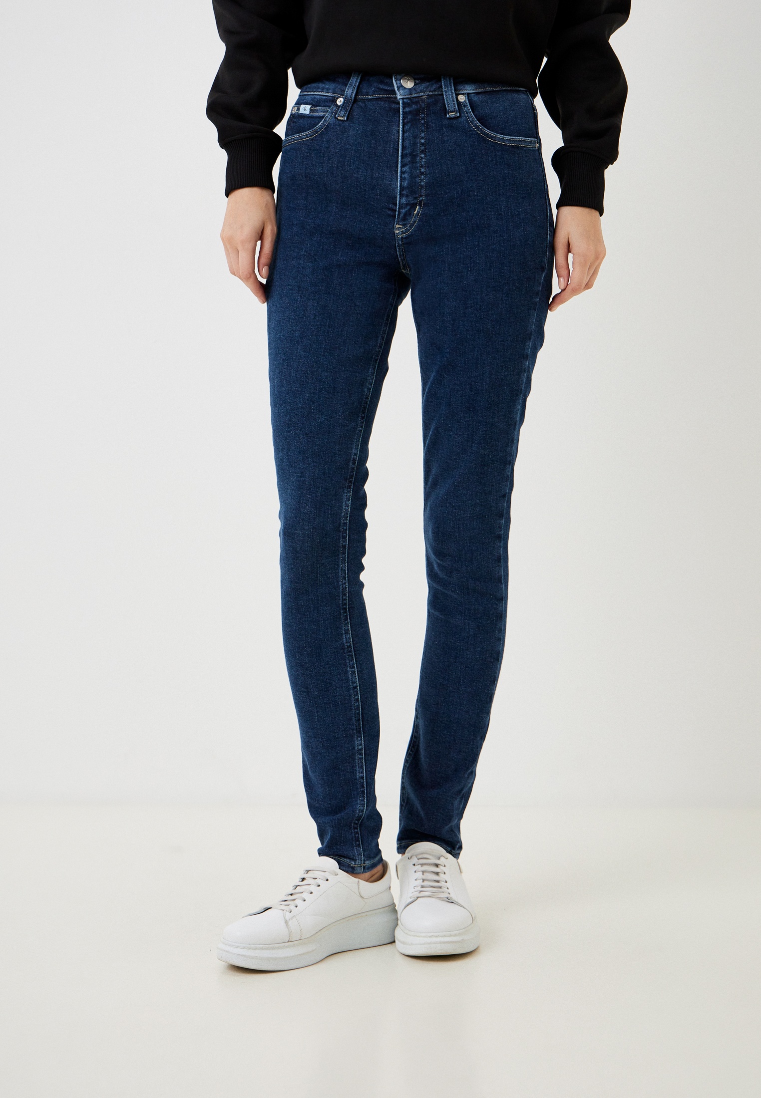 Джинсы Calvin Klein Jeans HIGH RISE SKINNY, цвет: синий, RTLACY821201 ...