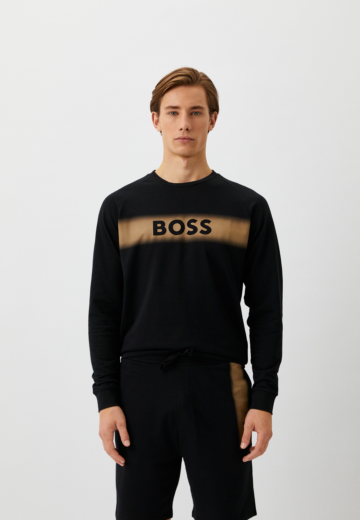 Свитшот Boss, цвет: черный, RTLACZ150401 — купить в интернет-магазине ...