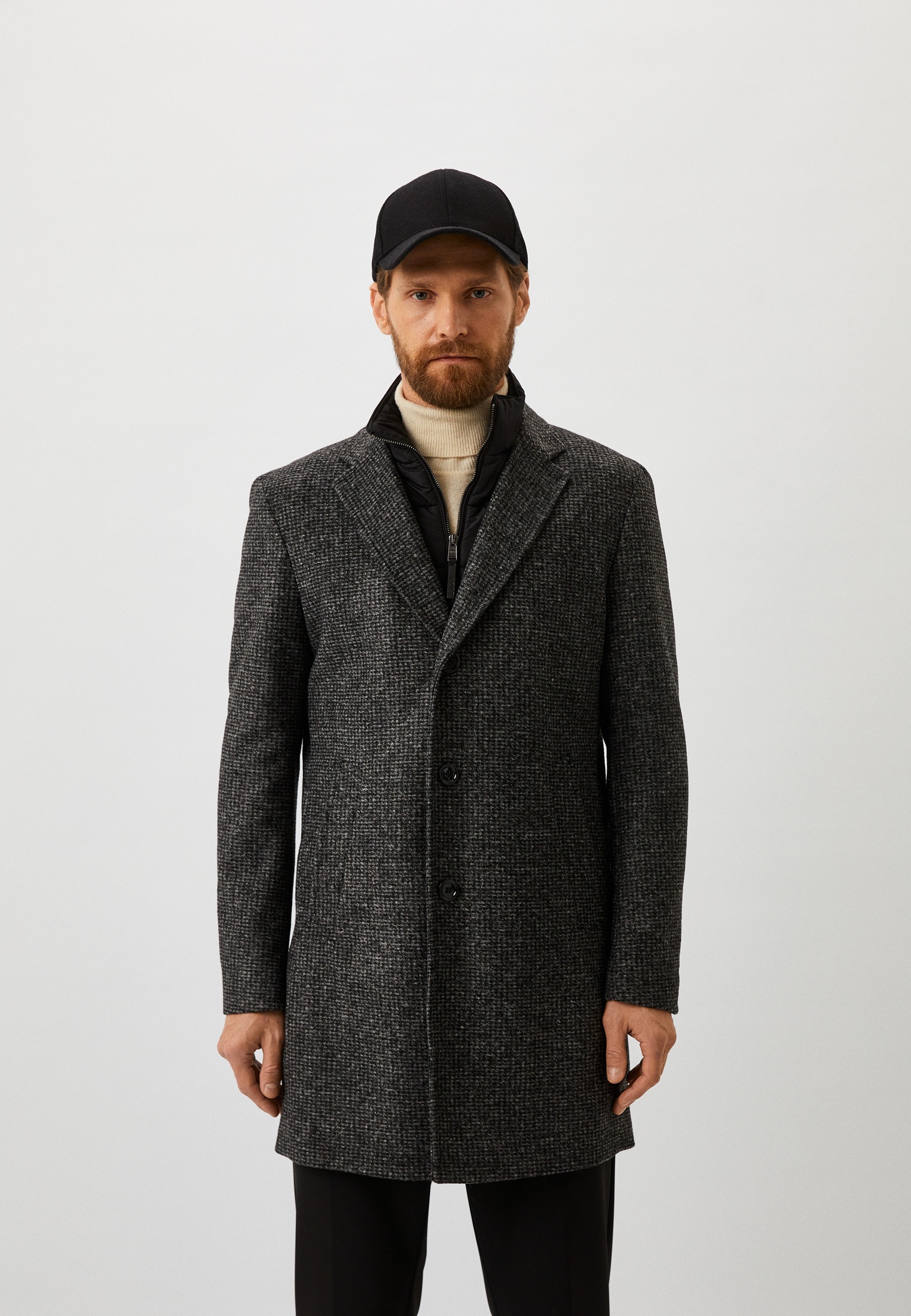 Hugo Boss Coat Boss Nido2 Пальто Boss H-Hyde-J-Bib-234, цвет