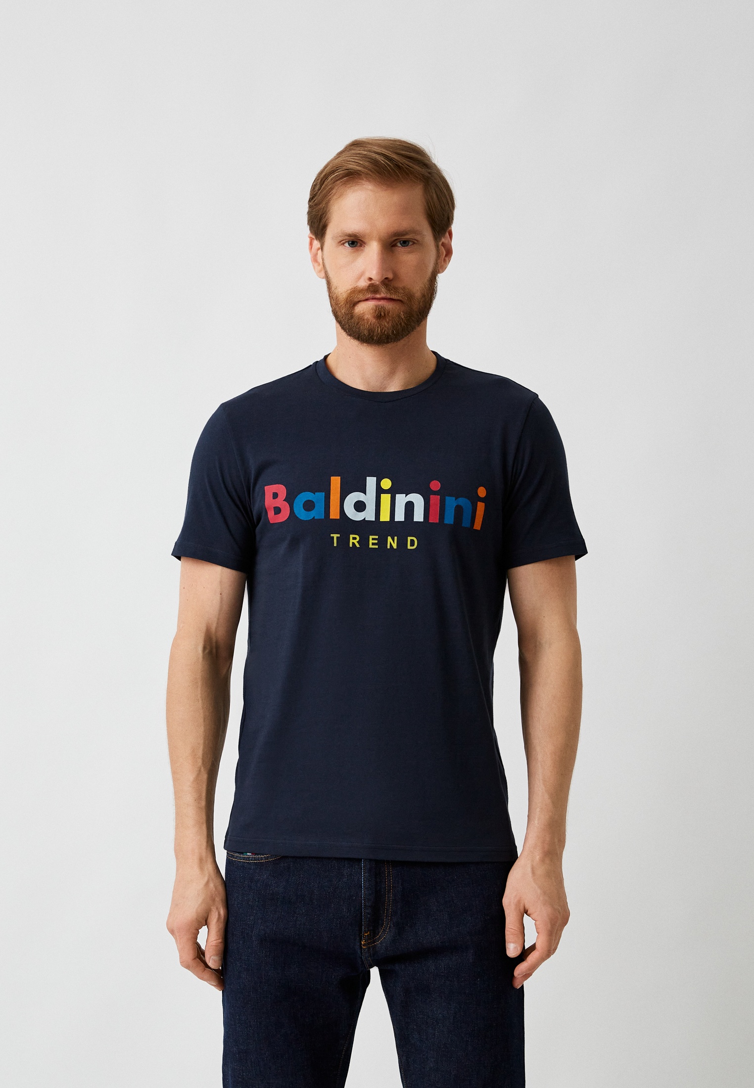Футболка Baldinini Trend, цвет: синий, RTLACZ324101 — купить в интернет ...