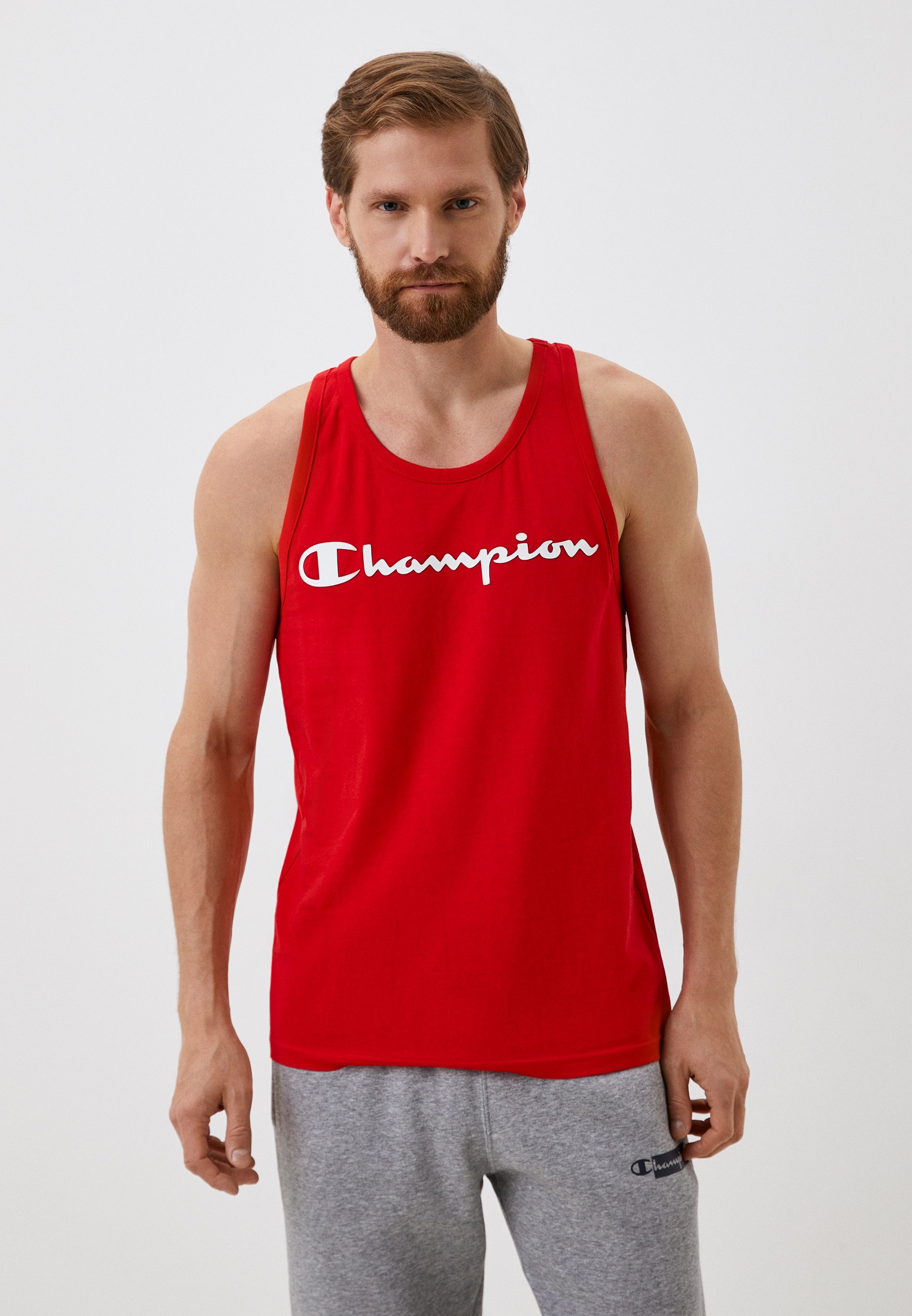Майка Champion, цвет: красный, RTLACZ559201 — купить в интернет ...