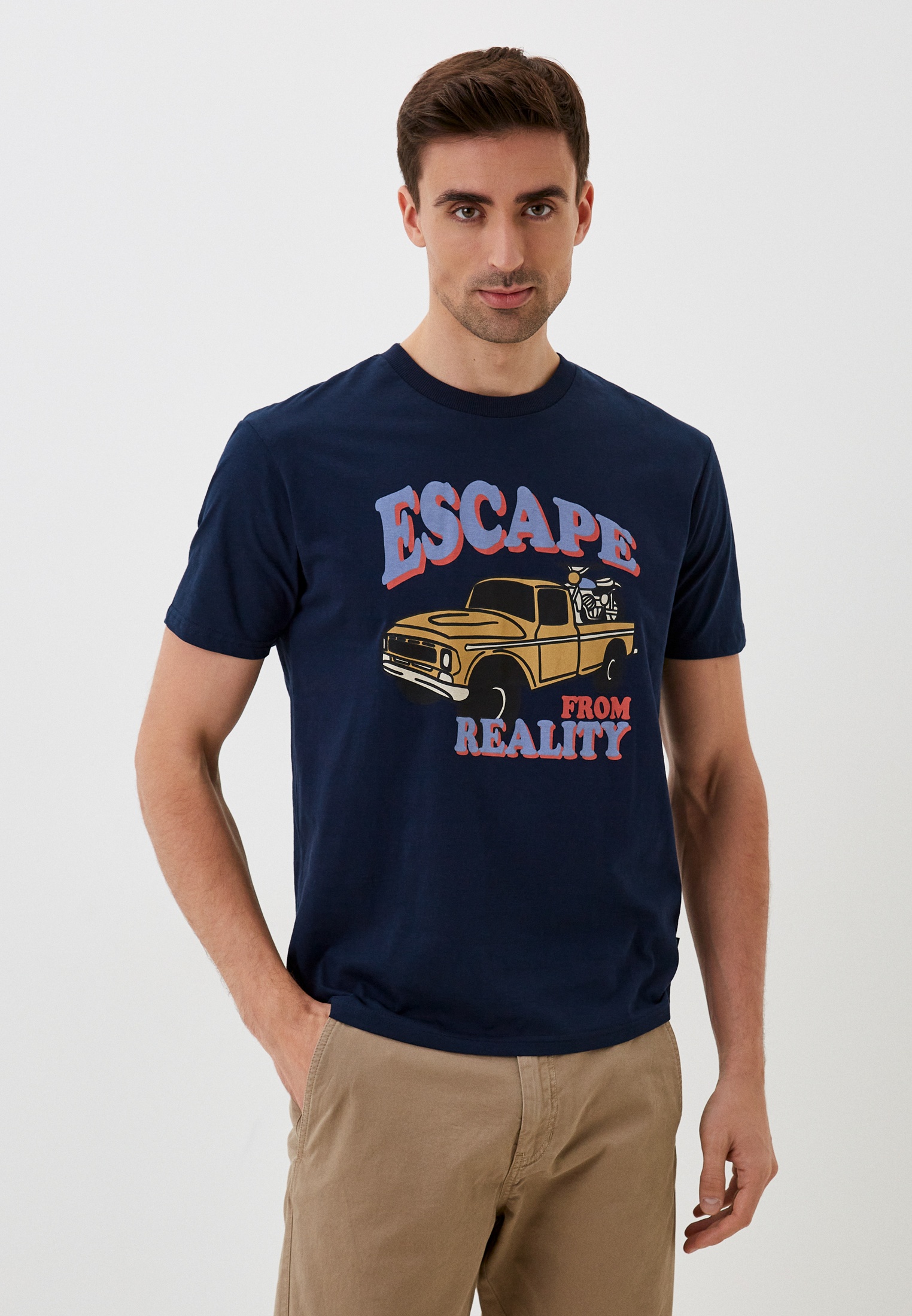 Футболка Springfield, цвет: синий, RTLACZ660901 — купить в интернет ...