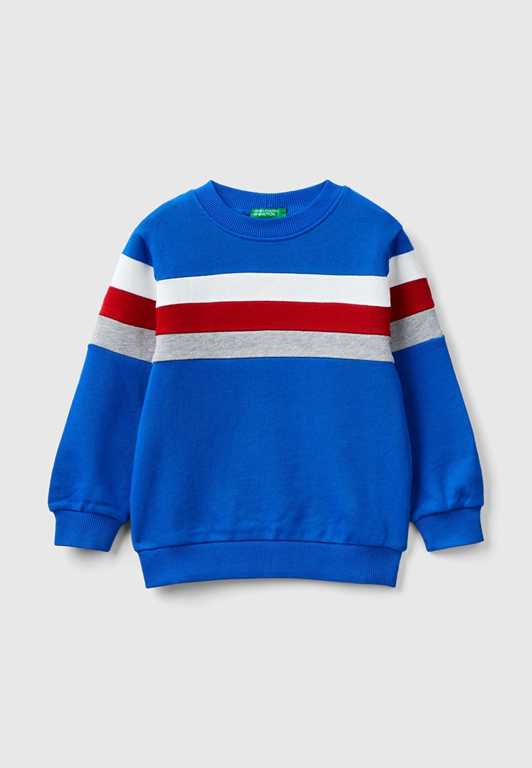Свитшот United Colors of Benetton, цвет: синий, RTLACZ736501 — купить в ...