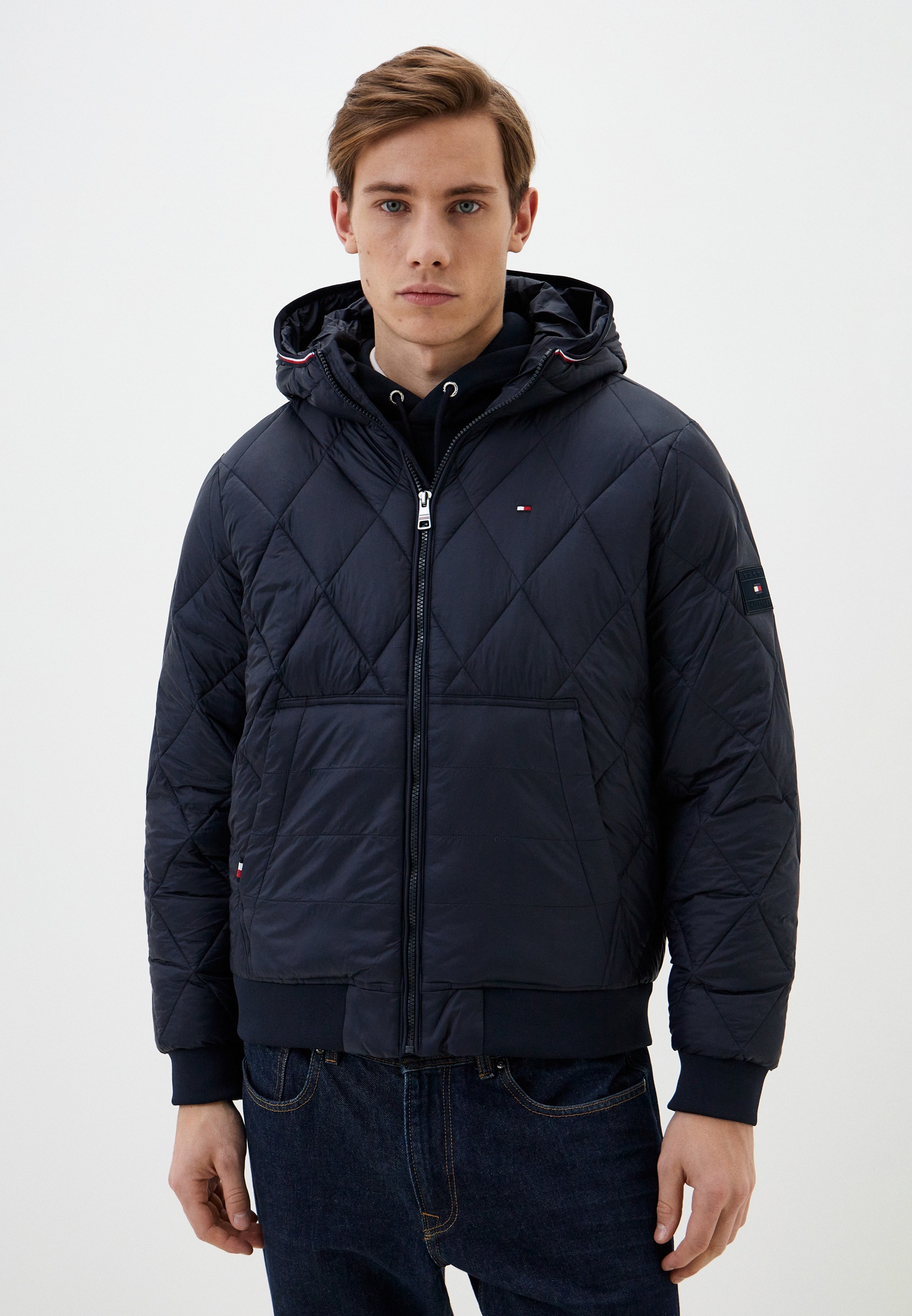 Куртка утепленная Tommy Hilfiger, цвет: синий, RTLACZ765202 — купить в ...