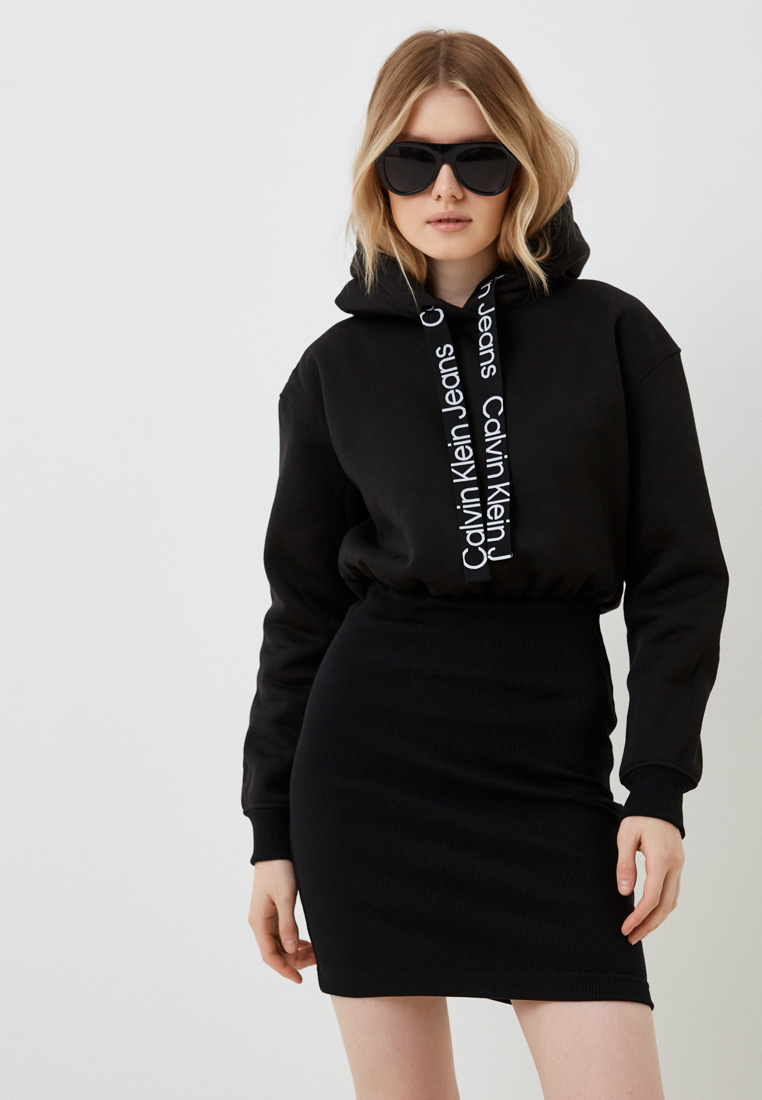 Платье Calvin Klein Jeans, цвет: черный, RTLACZ779901 — купить в ...