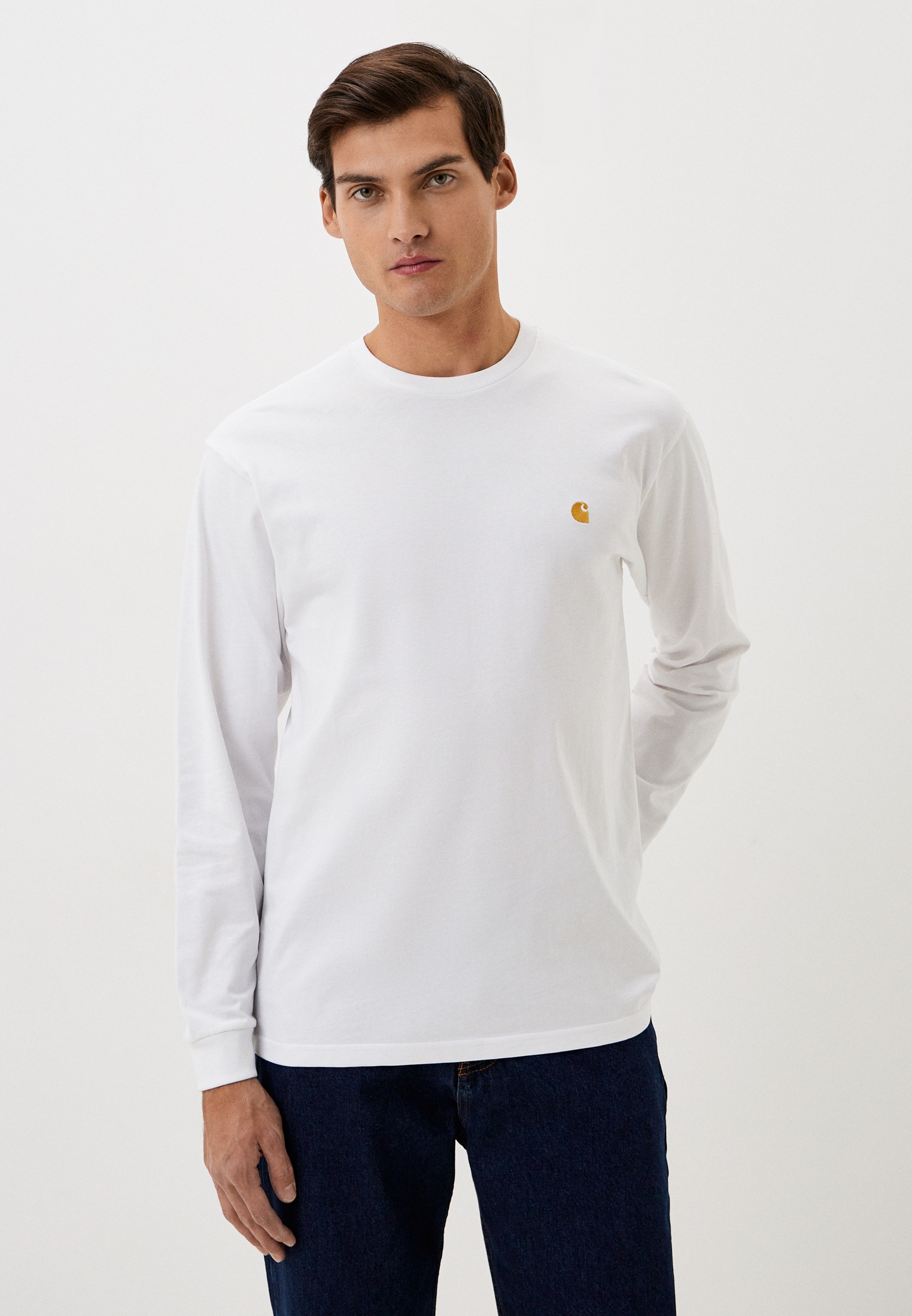 Лонгслив Carhartt WIP, цвет: белый, RTLADA943401 — купить в интернет ...