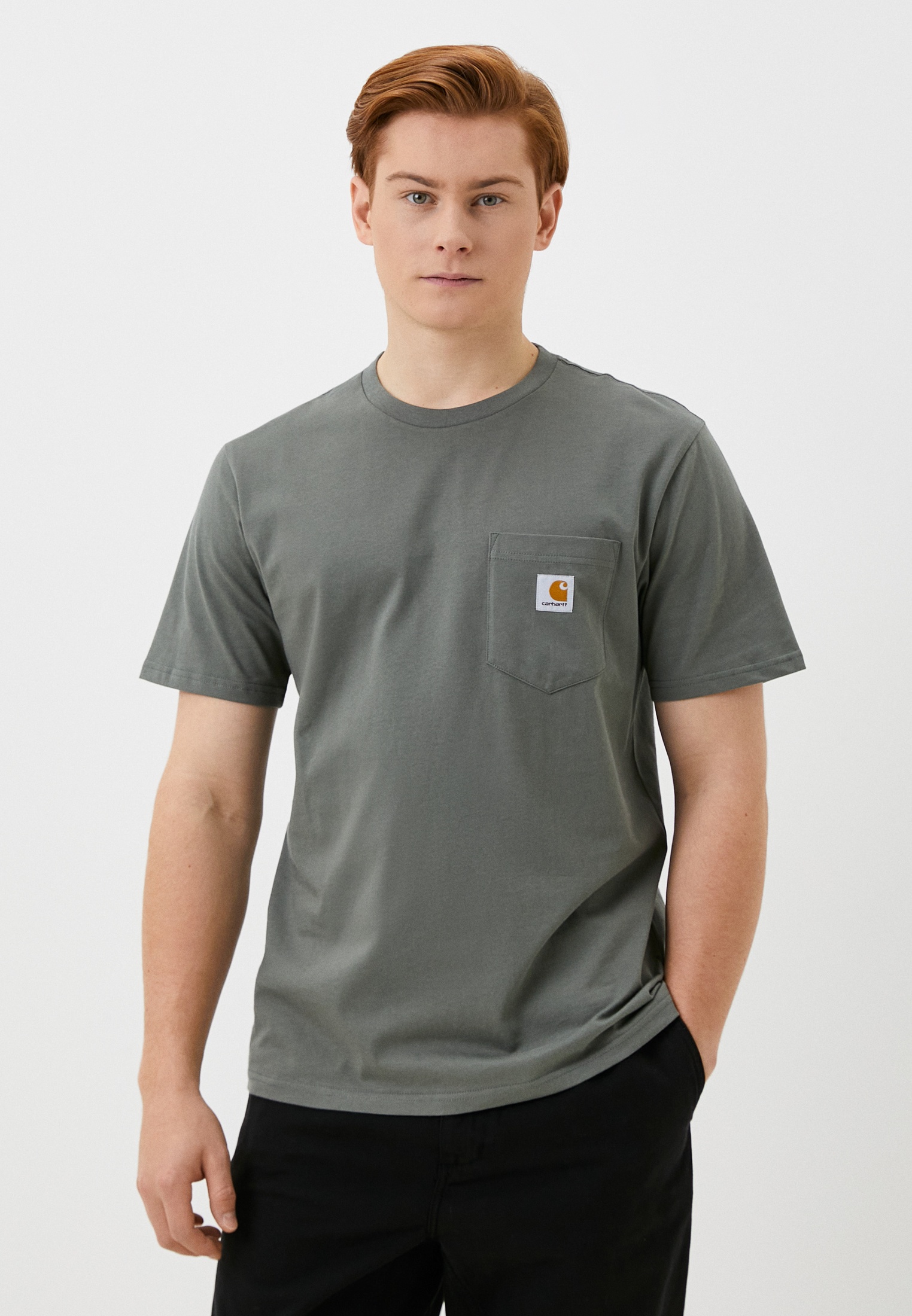 Футболка Carhartt WIP, цвет: зеленый, RTLADA943801 — купить в интернет ...