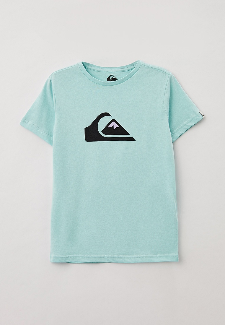 Футболка Quiksilver COMPLOGO TEES BFQ0, цвет: бирюзовый, RTLADB346201 ...