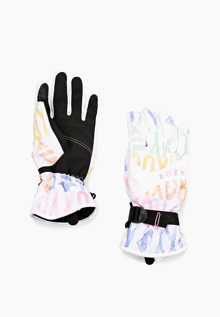 Перчатки горнолыжные Roxy Roxy Jetty glov GLOV WBB6, цвет: белый ...