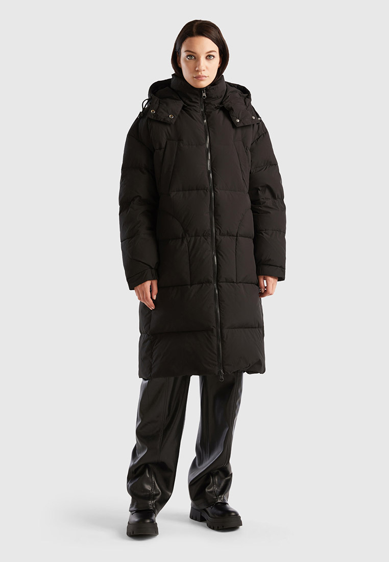 Пуховик United Colors of Benetton, цвет: черный, RTLADB355601 — купить ...