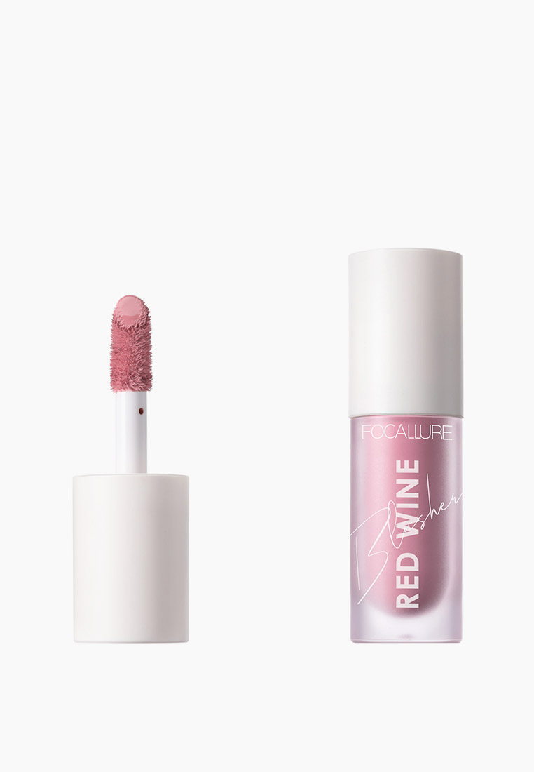 Румяна Focallure жидкие, с легким мерцающим покрытием, цвет: розовый ...