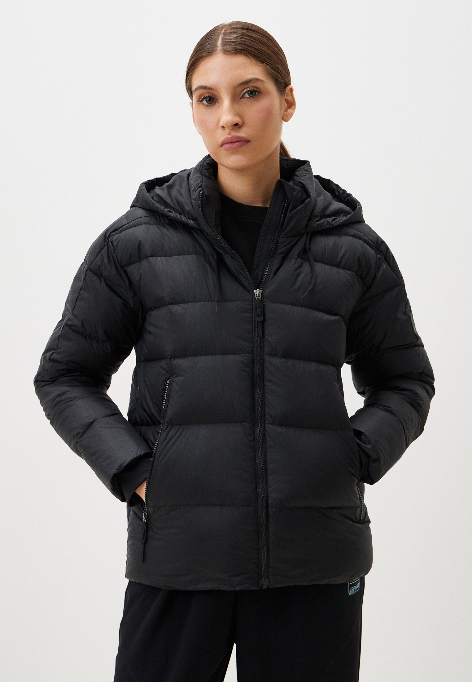 Пуховик Reebok OW C DWN JKT, цвет: черный, RTLADB688901 — купить в ...