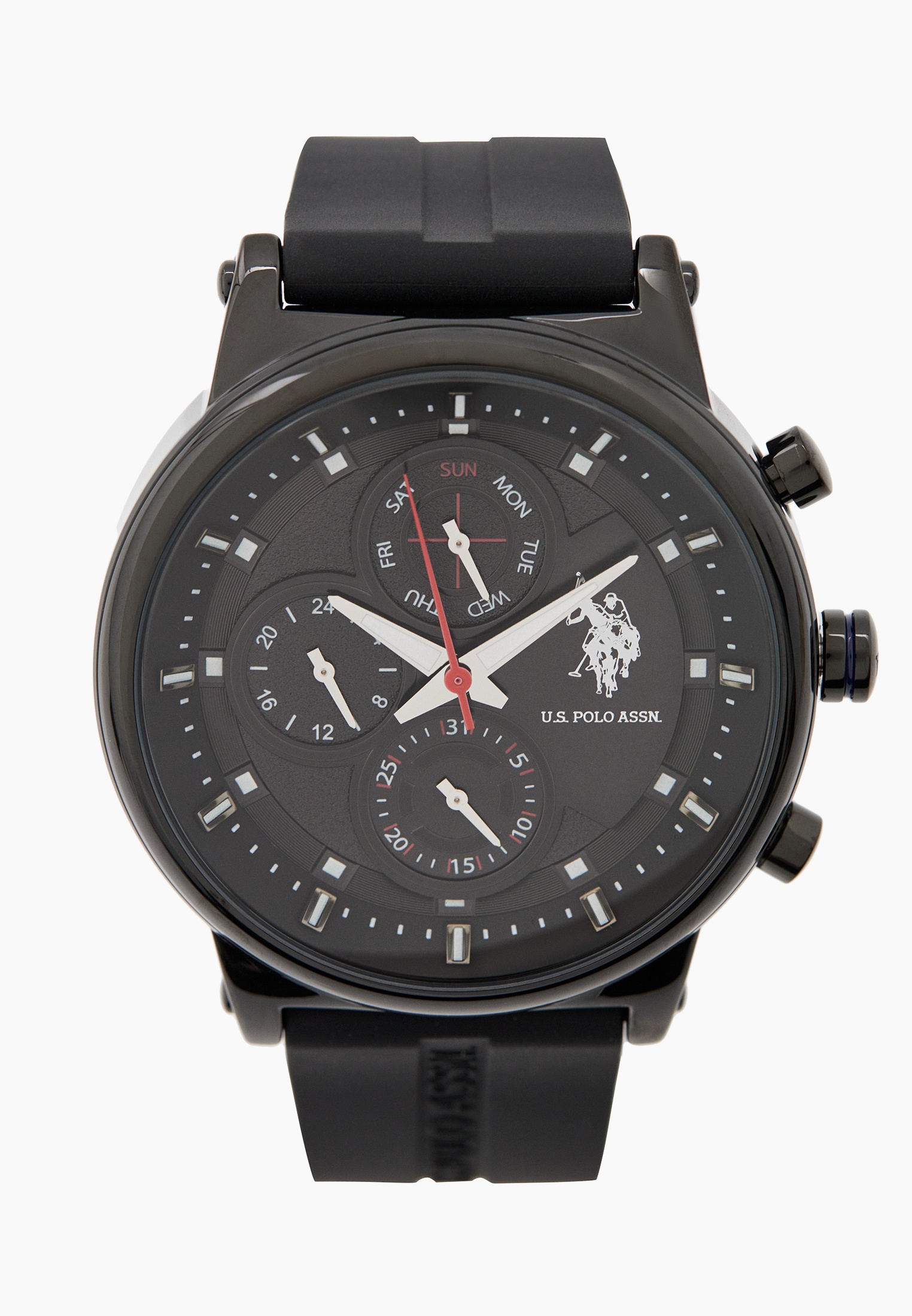 Часы U.S. Polo Assn. USPA1008-07, цвет: черный, RTLADB827601 — купить в ...