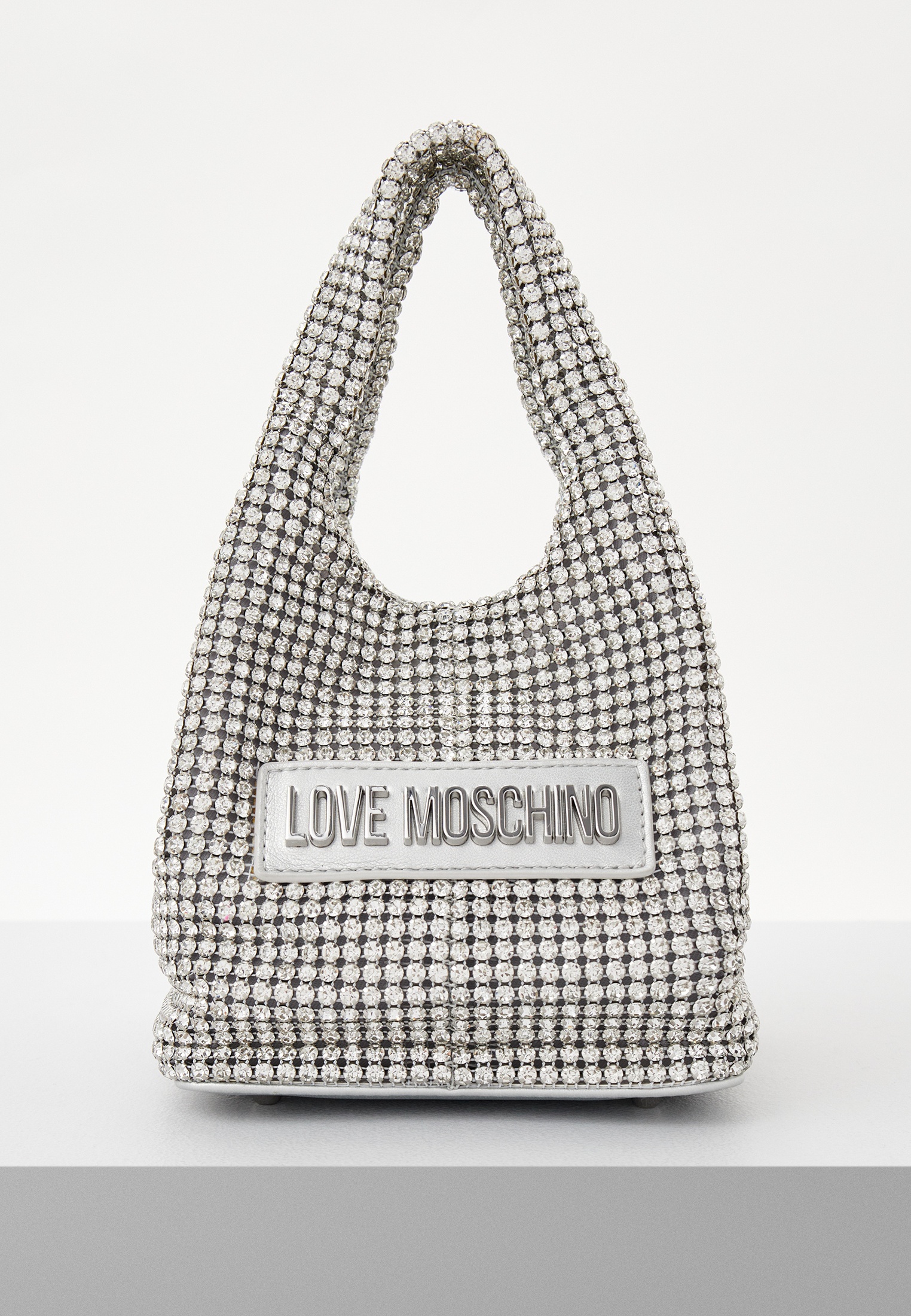 Сумка Love Moschino, цвет: серебряный, RTLADB900201 — купить в интернет ...