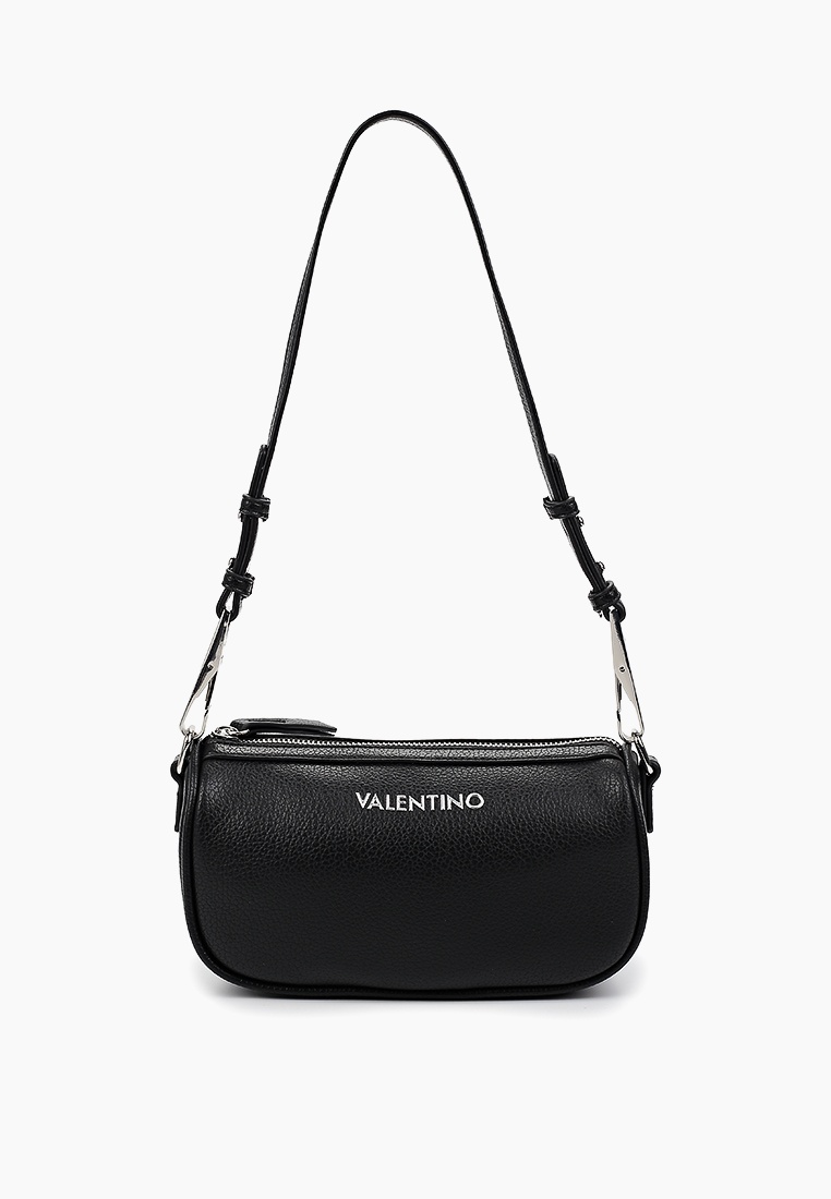 Valentino Borsa A Tracolla Conscious Re In Pelle Sintetica Nera, Dimensioni 21x10x8 Cm, Design Semplice E Chic, Taglia Unica Donna