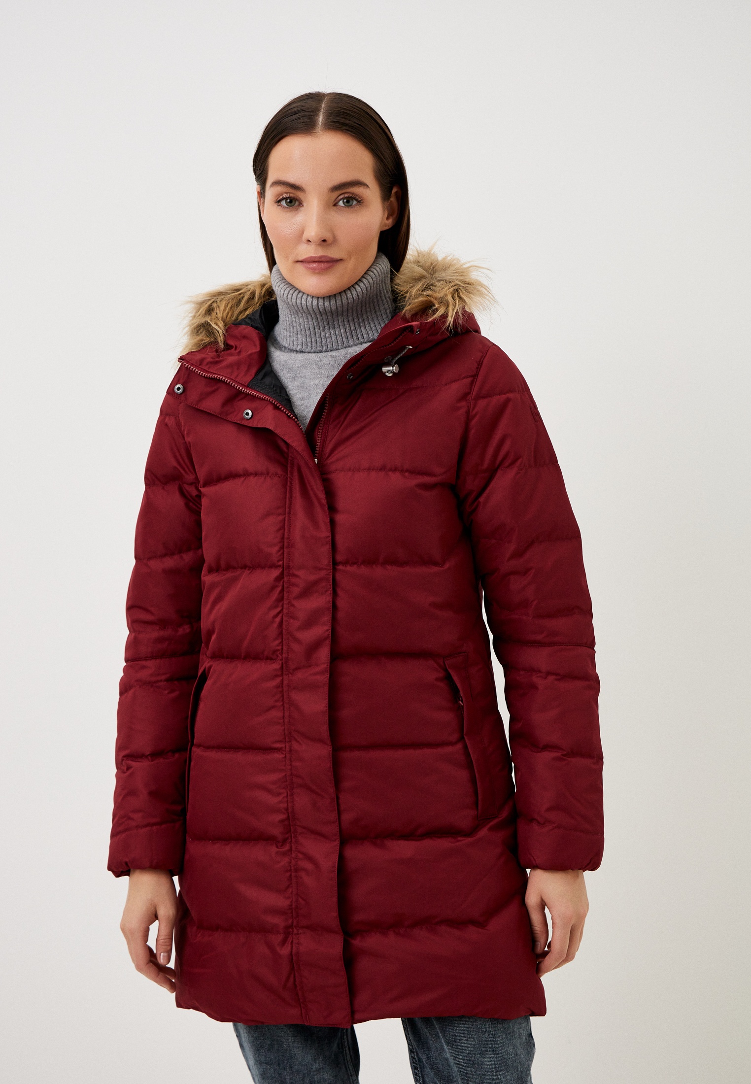 Пуховик Helly Hansen W ADEN DOWN PARKA, цвет: бордовый, RTLADB923001 ...
