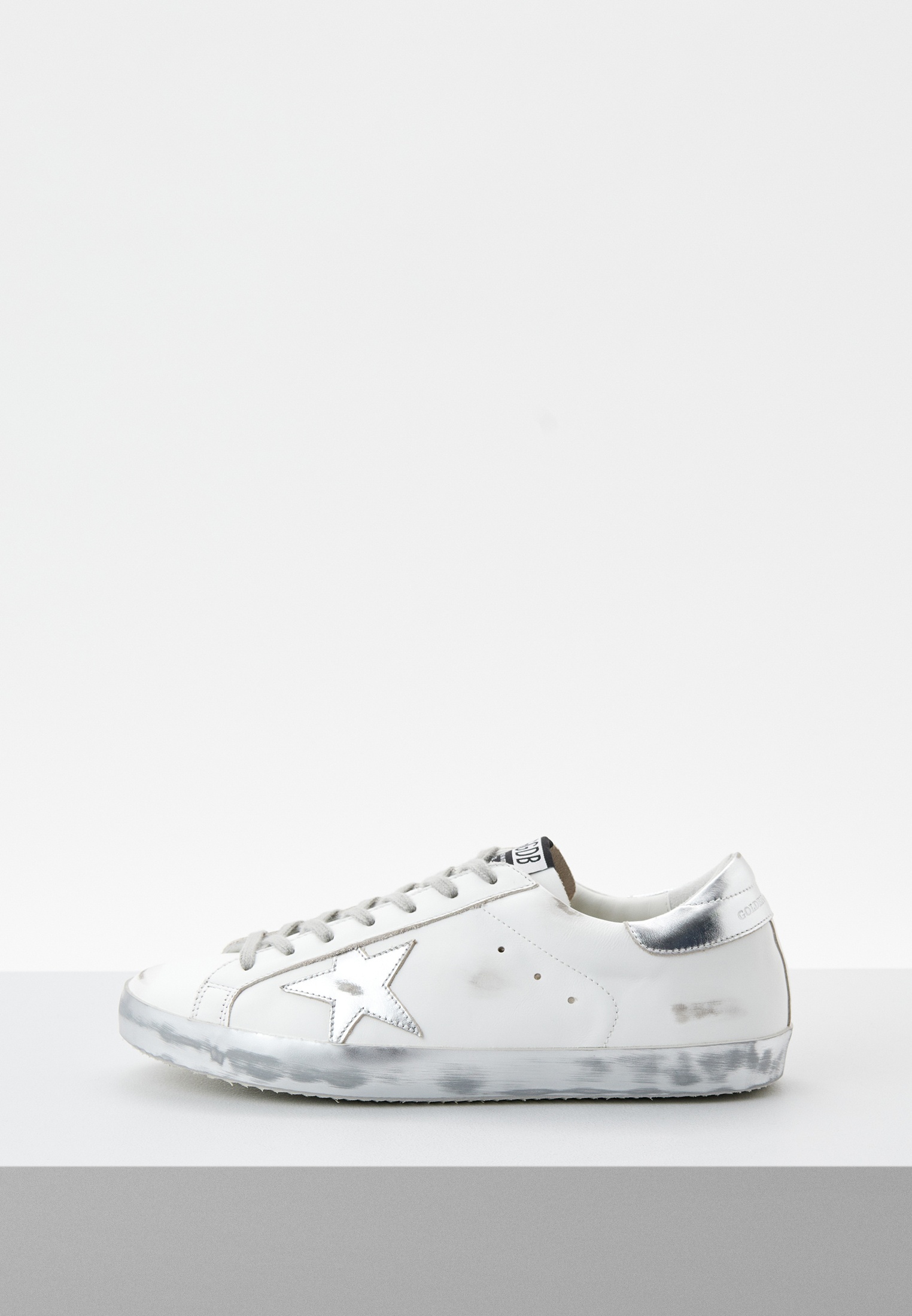 Golden goose hotsell white superstar sneakers