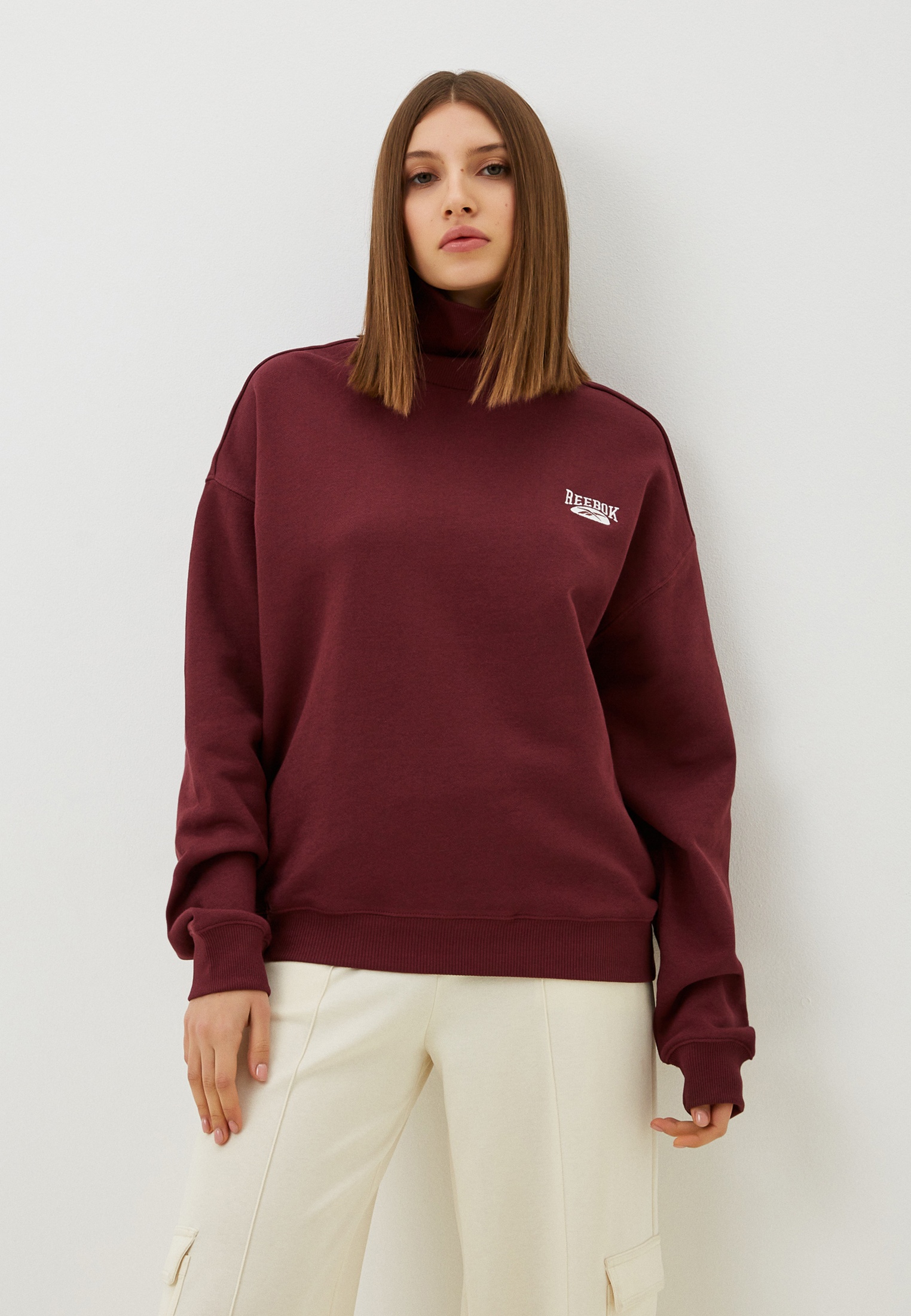 Свитшот Reebok REEBOK CLASSICS, цвет: бордовый, RTLADB957301 — купить в ...