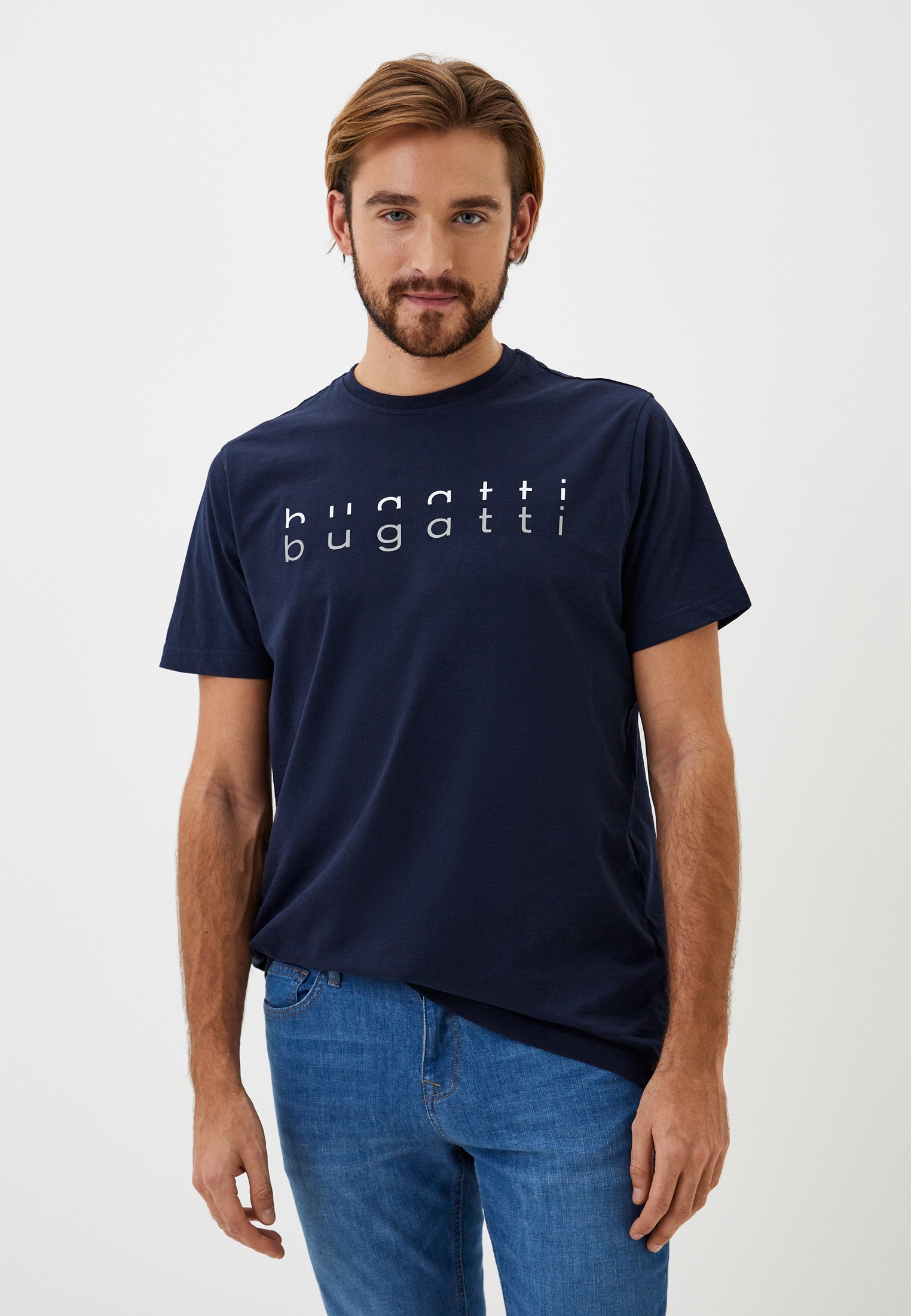 Футболка Bugatti, цвет: синий, RTLADB966901 — купить в интернет ...