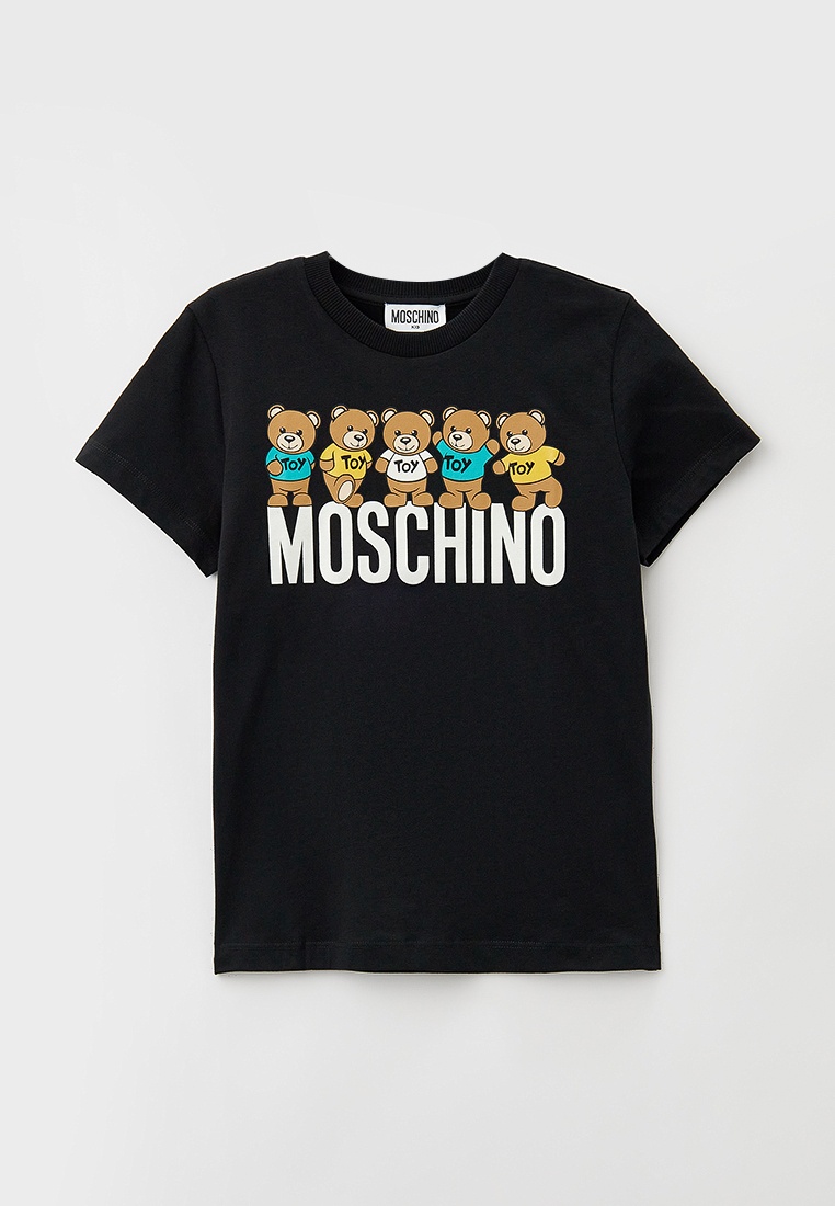 Футболка Moschino Kid, цвет: черный, RTLADB976201 — купить в интернет ...