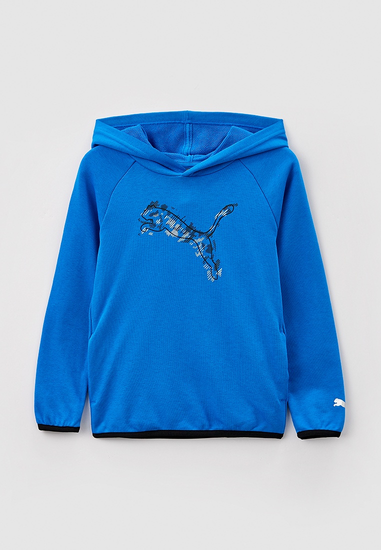 Blue sales puma hoodie