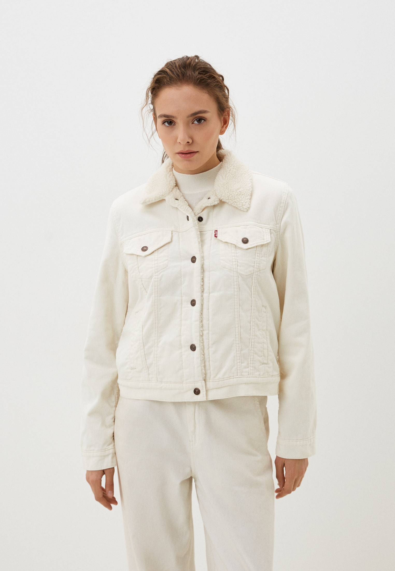 Куртка утепленная Levi's® ORIGINAL SHERPA TRUCKER, цвет: бежевый ...