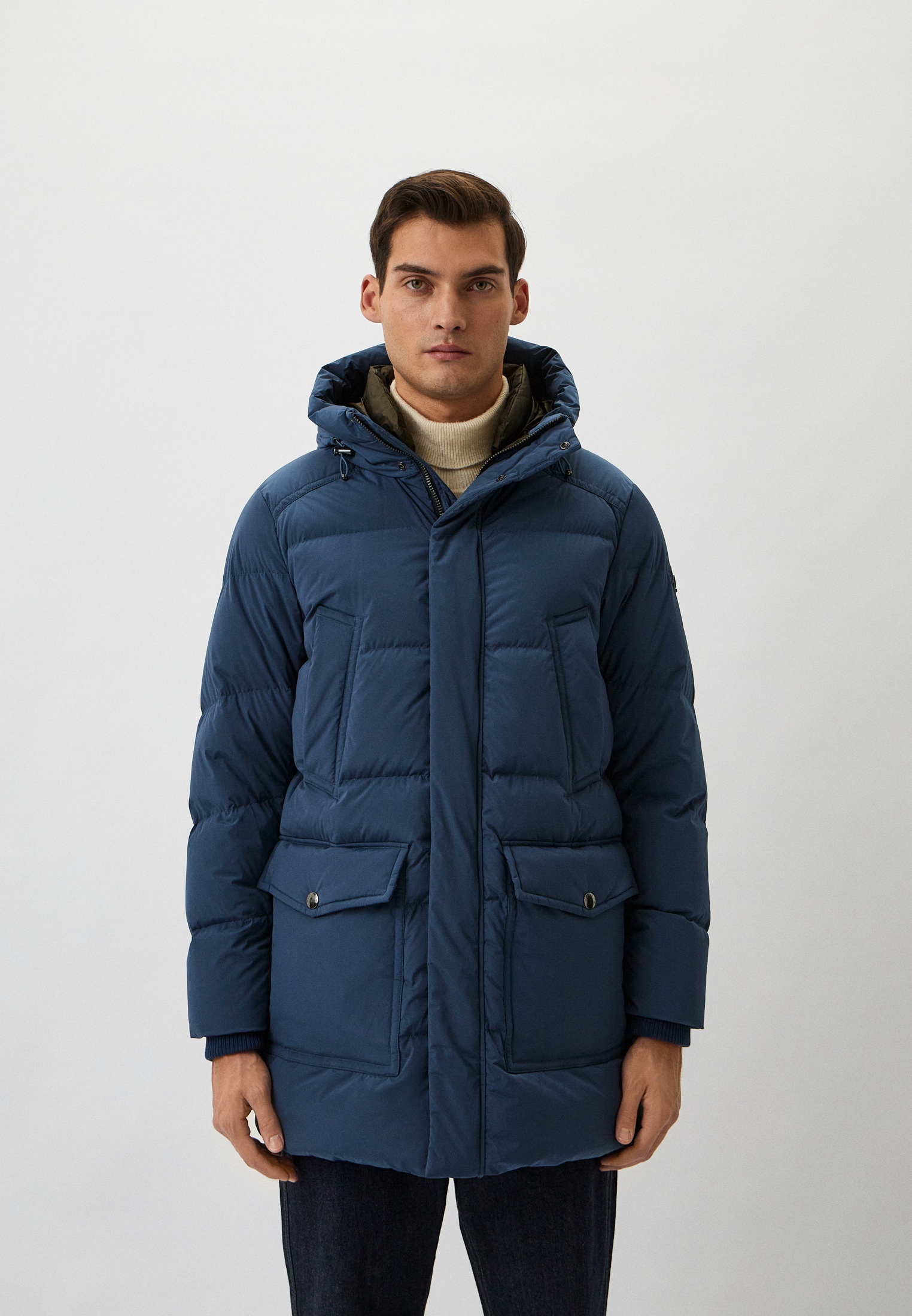 Пуховик Woolrich, цвет: синий, RTLADC584701 — купить в интернет ...