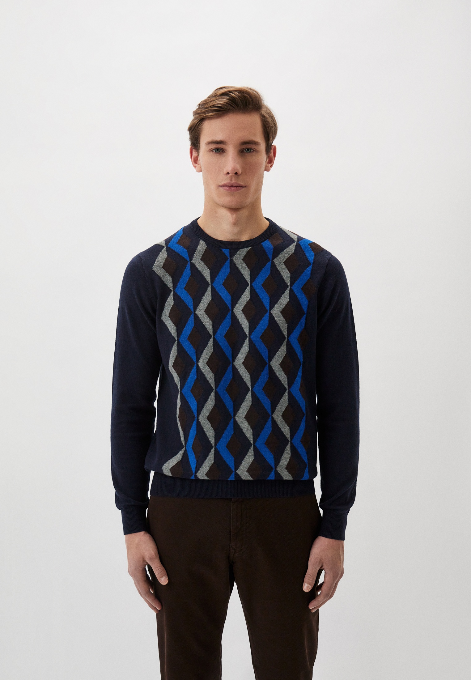 Джемпер Harmont & Blaine, цвет: синий, RTLADC794601 — купить в интернет ...