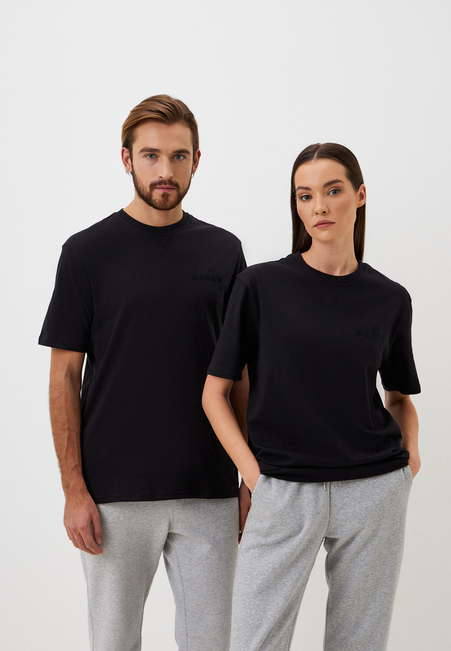 Футболка Diadora T-SHIRT SS ATHL. LOGO, цвет: черный, RTLADC904601 ...