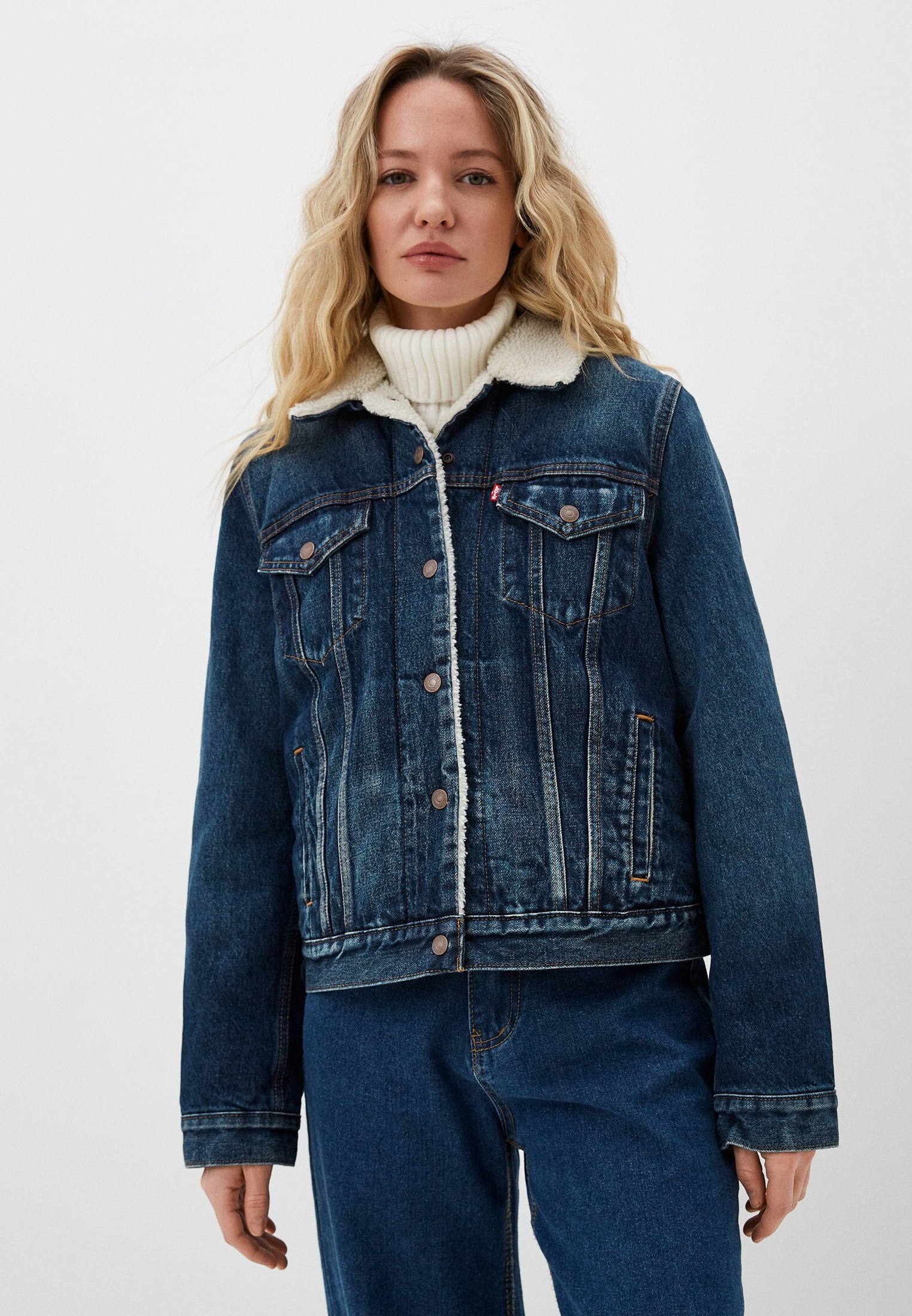 Куртка джинсовая Levi's® ORIGINAL SHERPA TRUCKER, цвет: синий ...