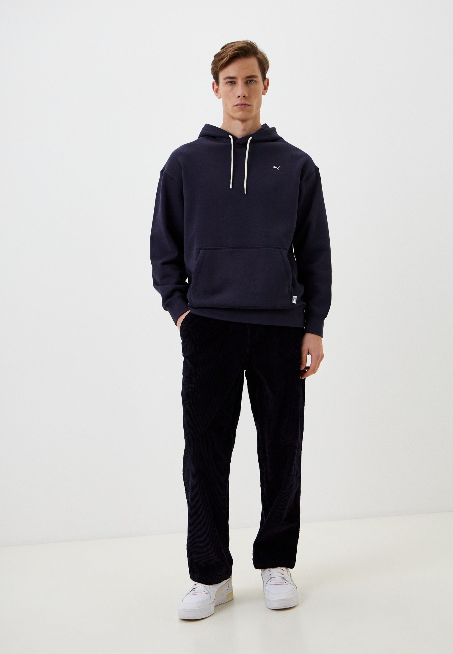 Navy puma sweatshirt hotsell