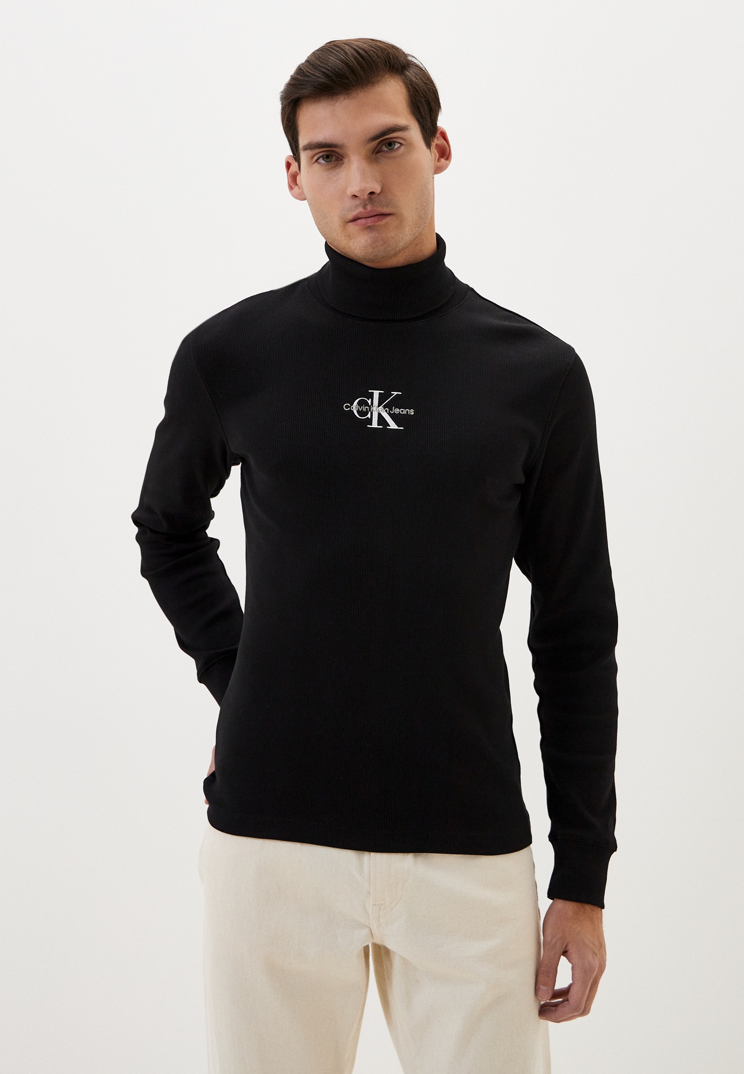 Водолазка Calvin Klein Jeans, цвет: черный, RTLADD068201 — купить в ...