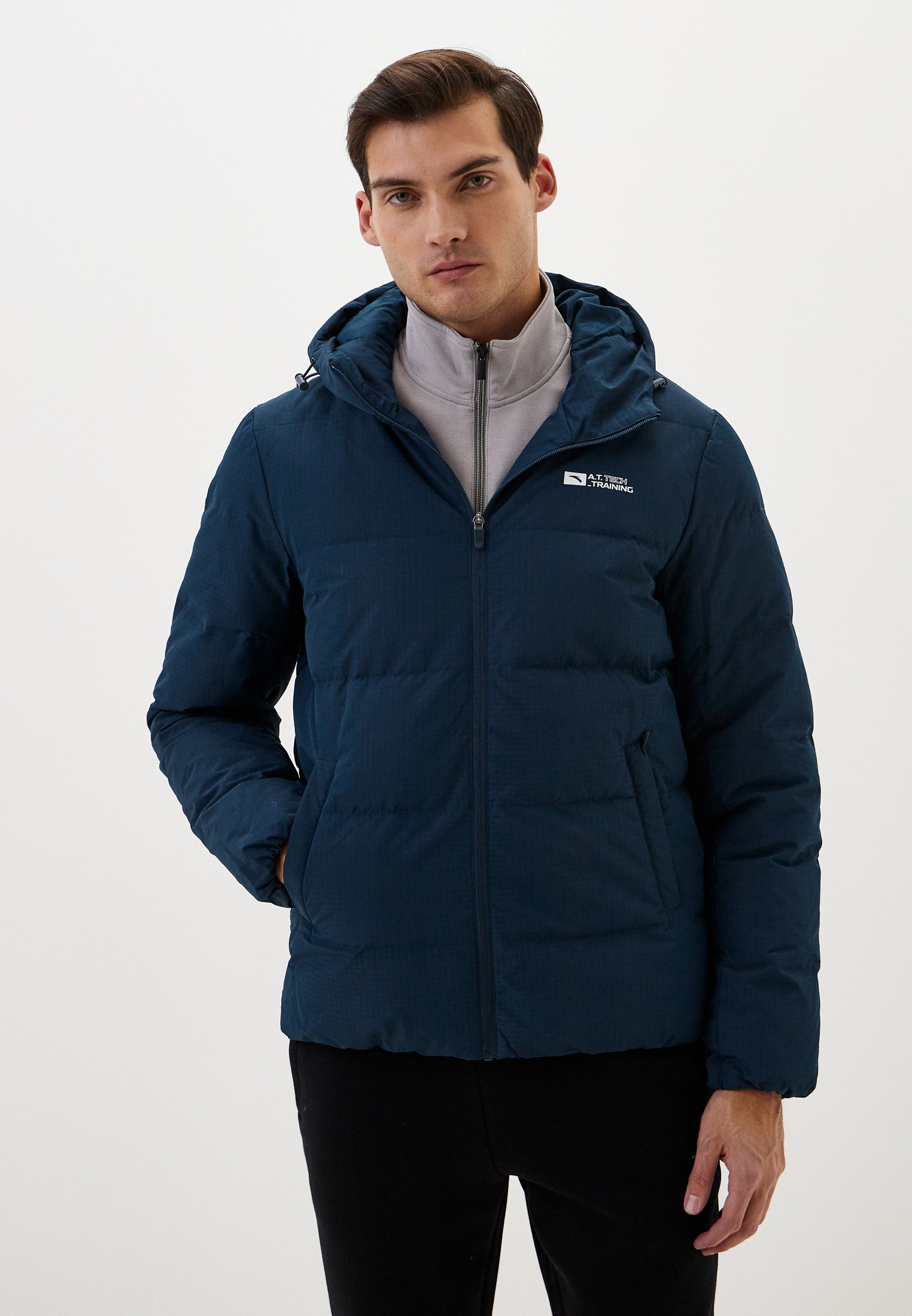 Пуховик Anta Down Jacket, цвет синий, RTLADD293201 — купить в интернет