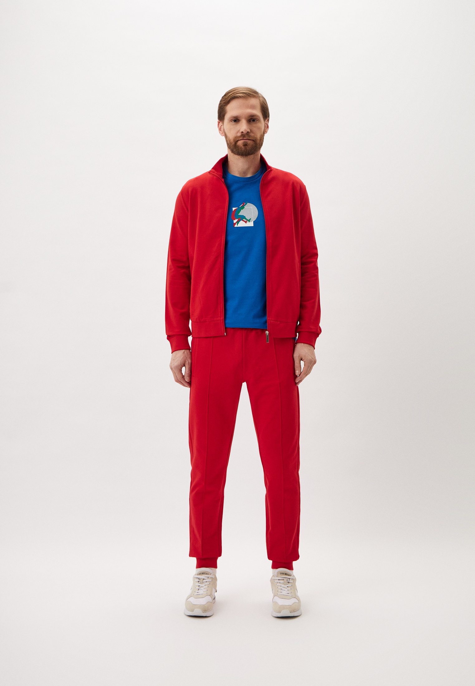 Костюм спортивный Bikkembergs, цвет: красный, RTLADD350201 — купить в ...