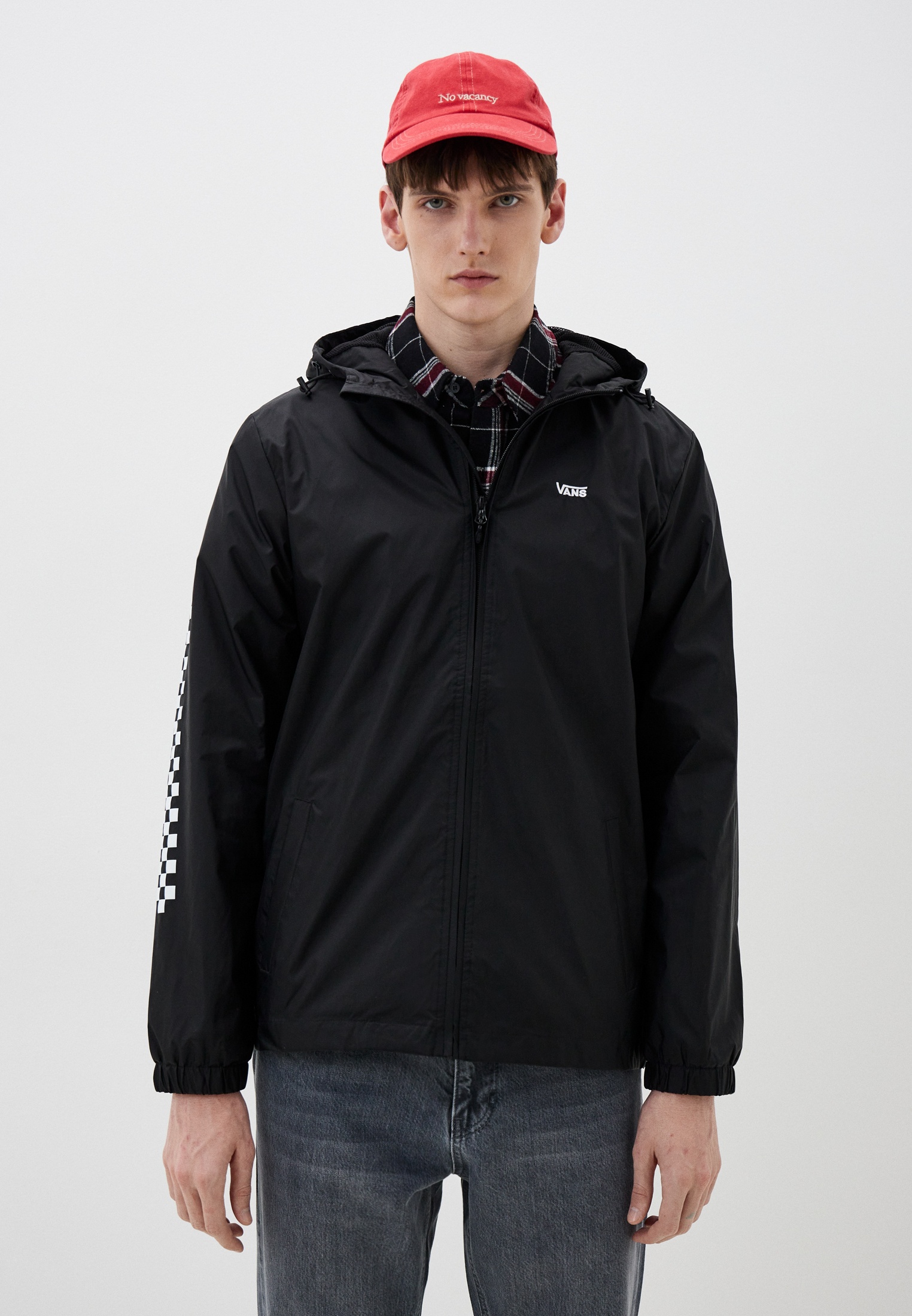 Ветровка Vans Garnett Jacket, цвет: черный, RTLADD391201 — купить в ...