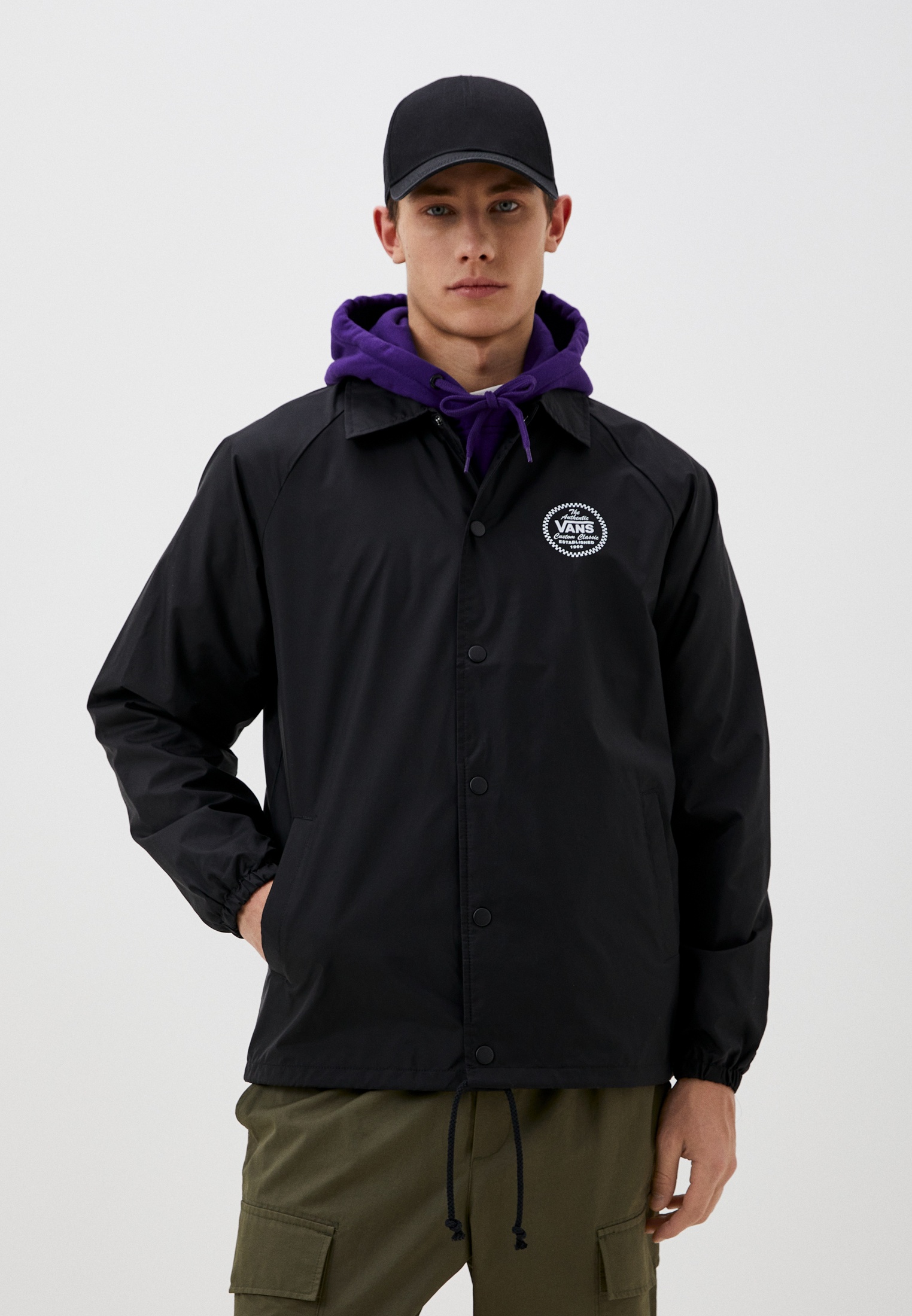 Куртка Vans Coach Jacket, цвет: черный, RTLADD391301 — купить в ...