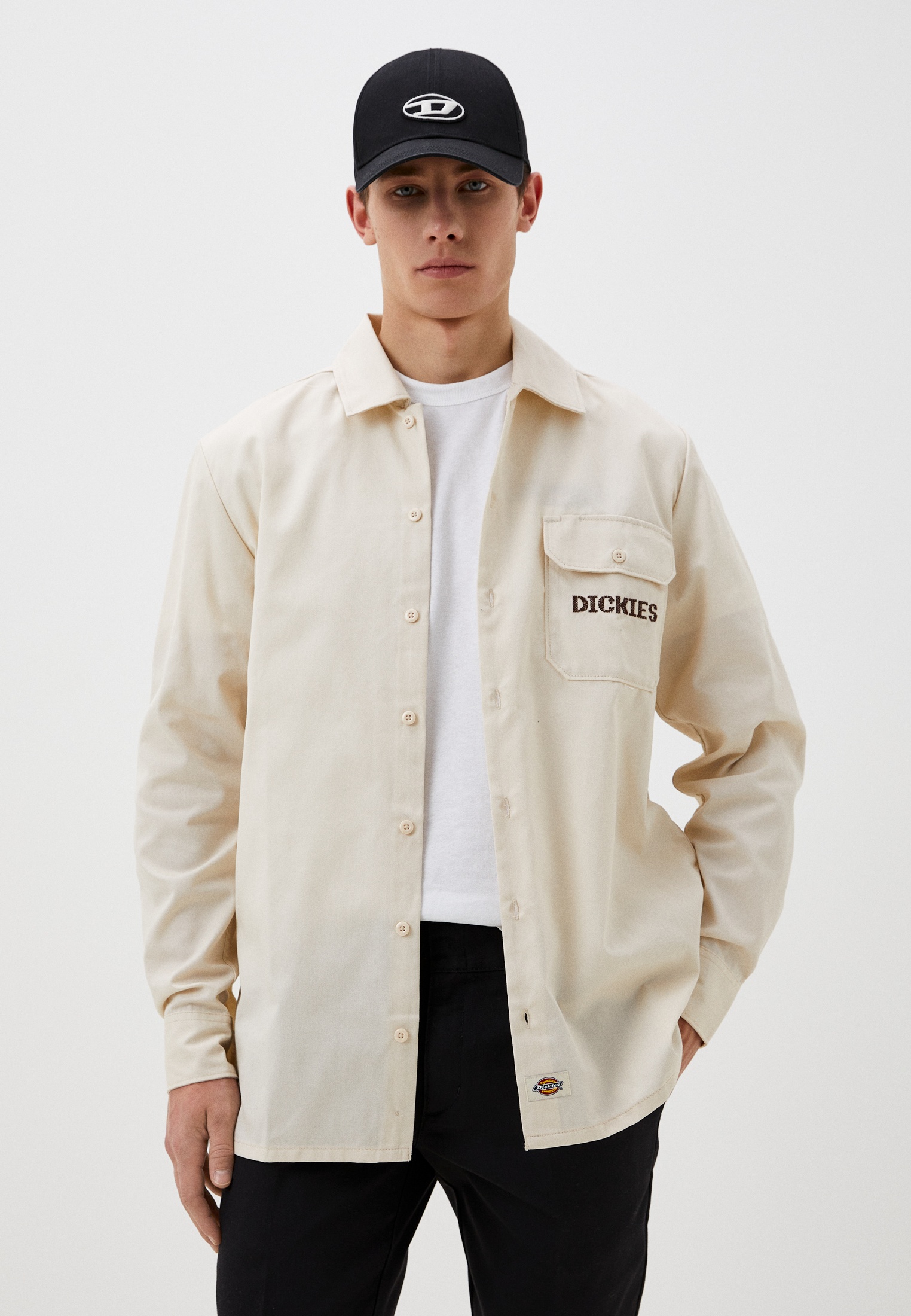 Рубашка джинсовая Dickies WICHITA, цвет: бежевый, RTLADD403001 — купить ...